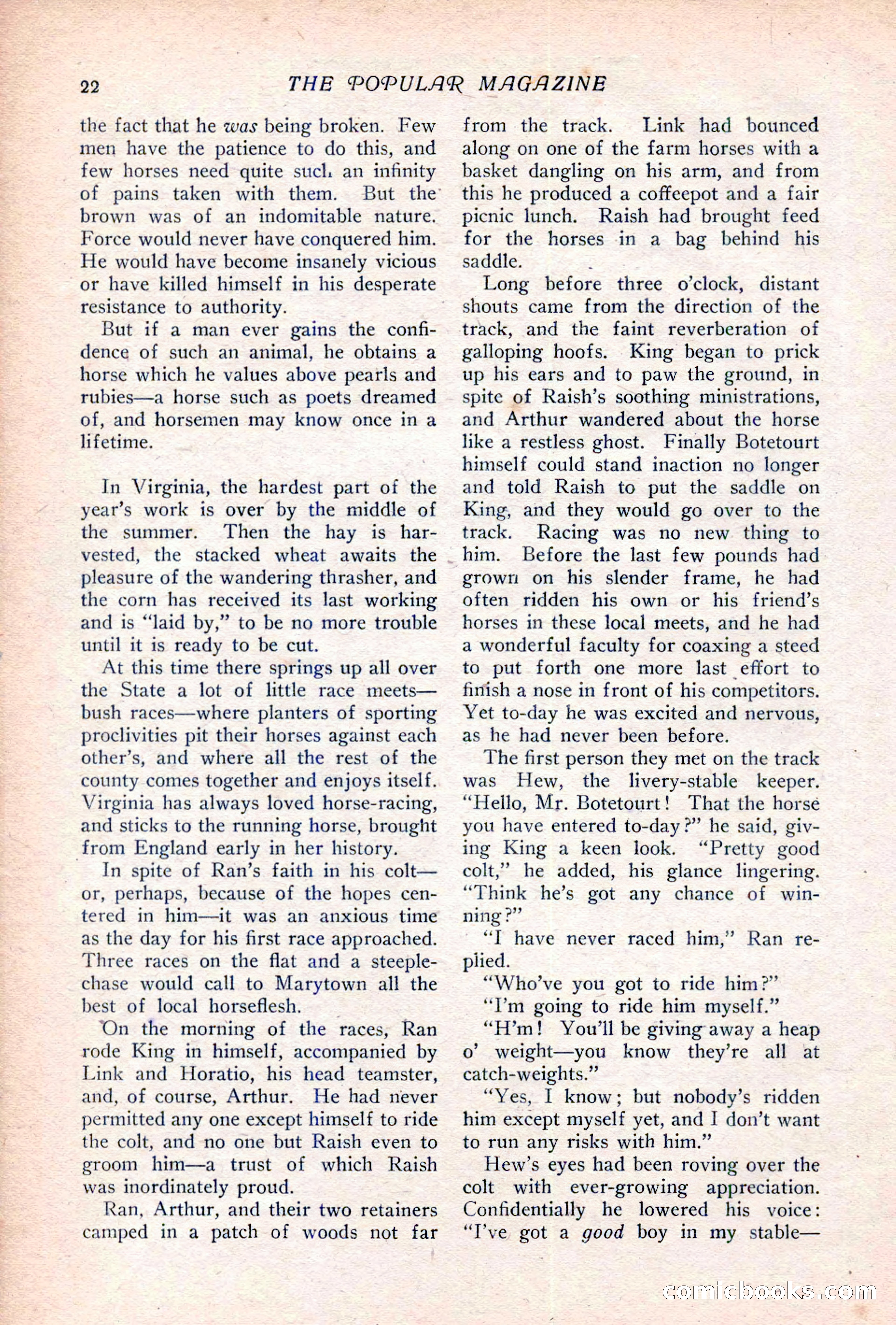 The Popular Magazine, Vol. 36, No. 6 — page 28 of 252