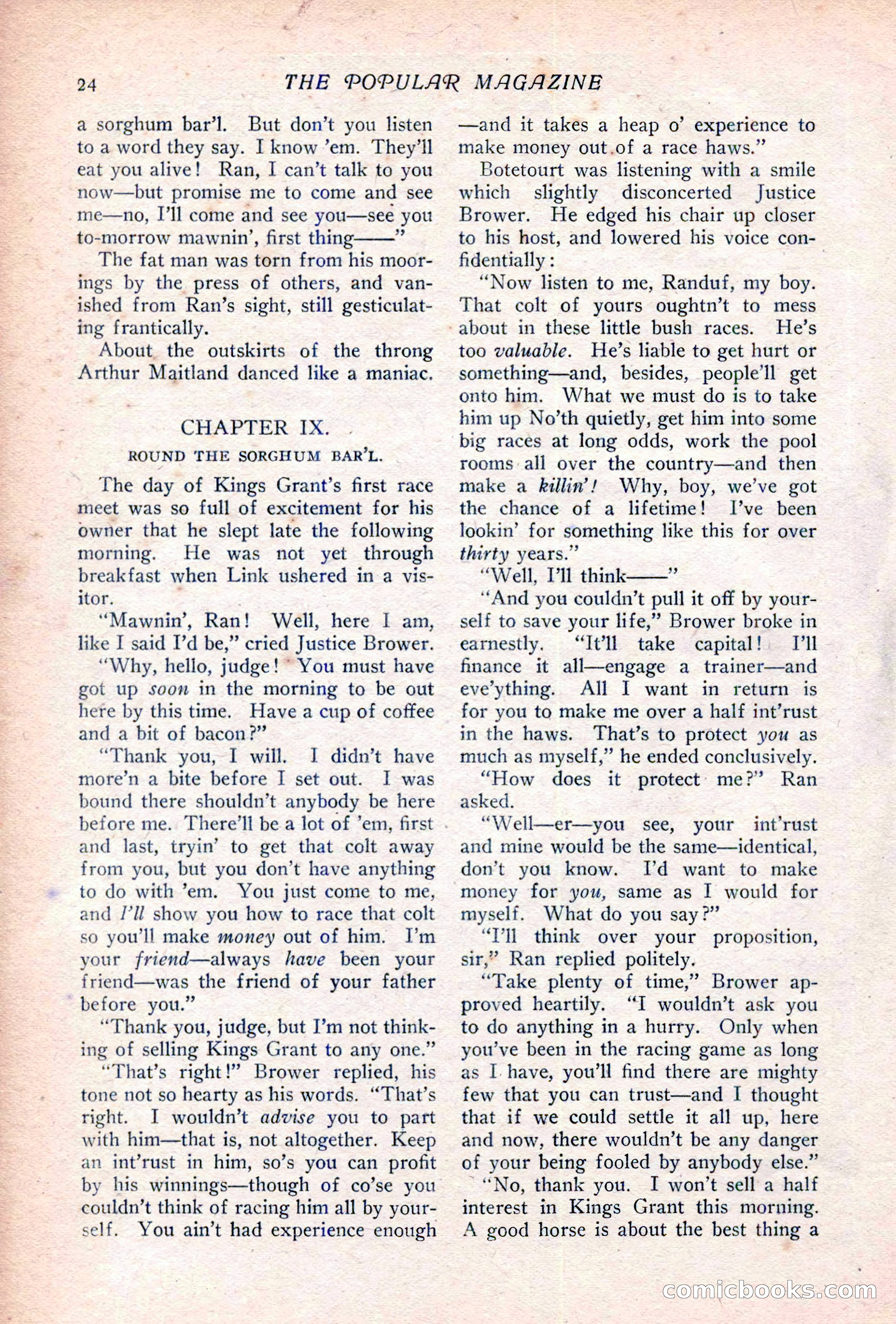 The Popular Magazine, Vol. 36, No. 6 — page 30 of 252