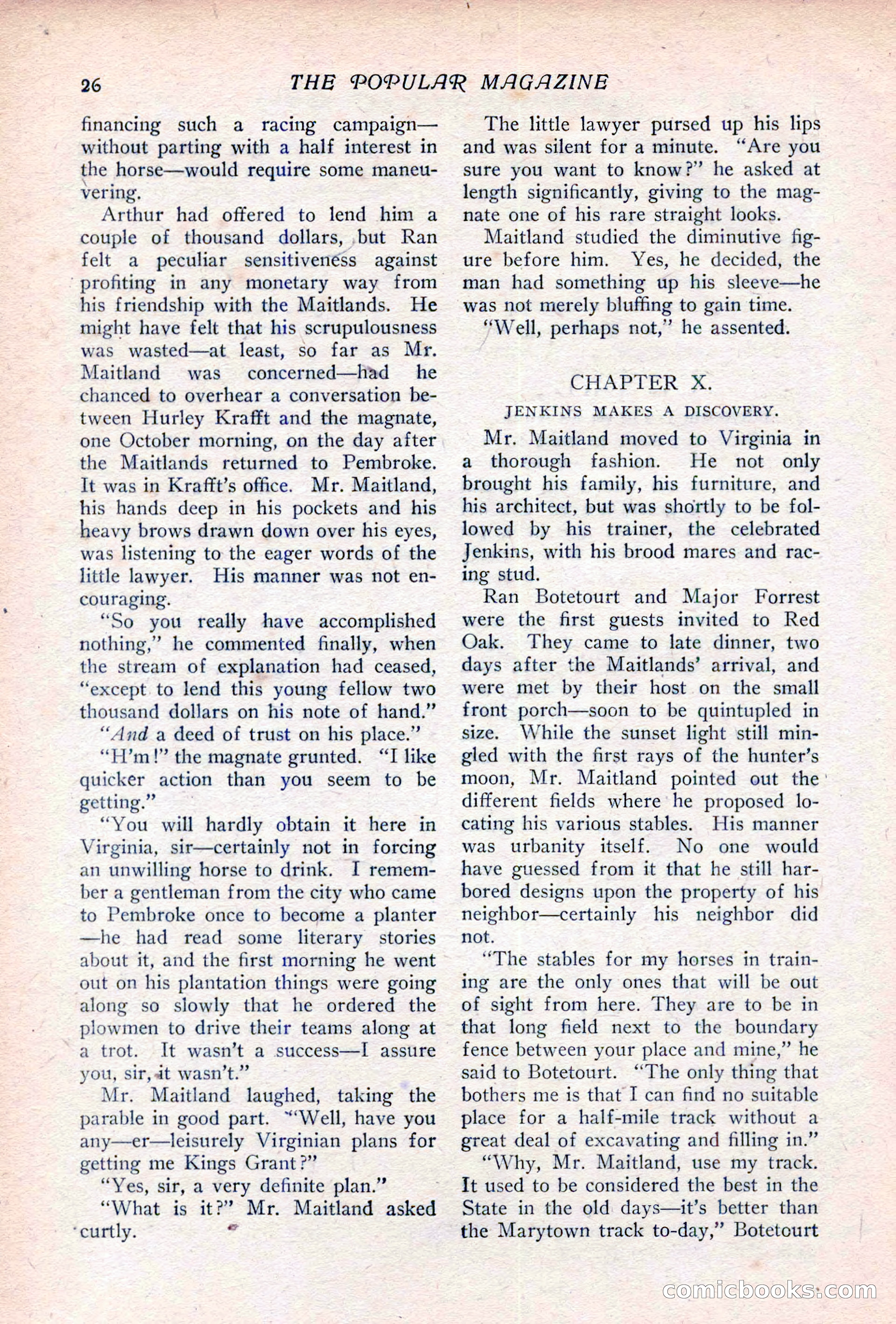 The Popular Magazine, Vol. 36, No. 6 — page 32 of 252