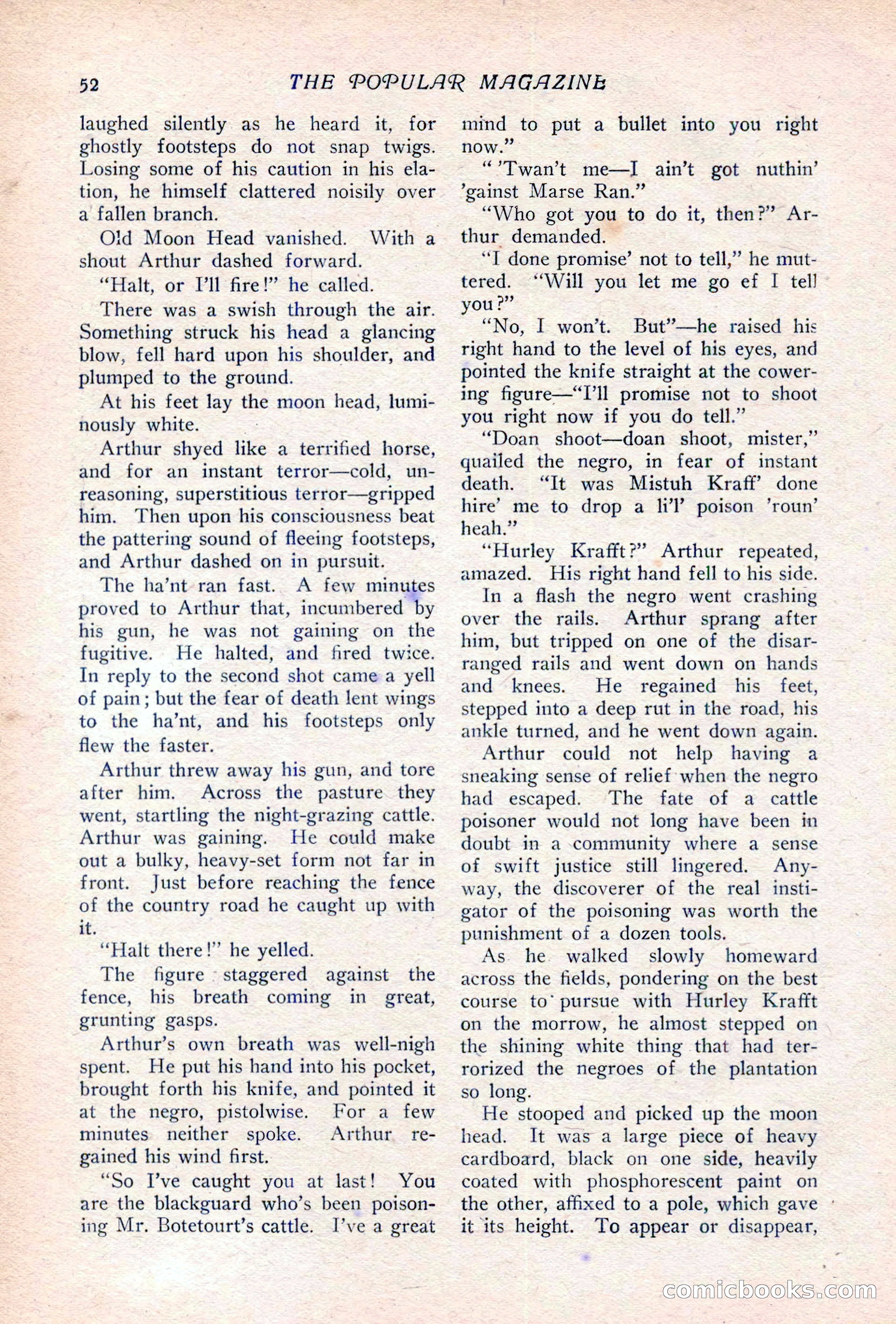 The Popular Magazine, Vol. 36, No. 6 — page 58 of 252