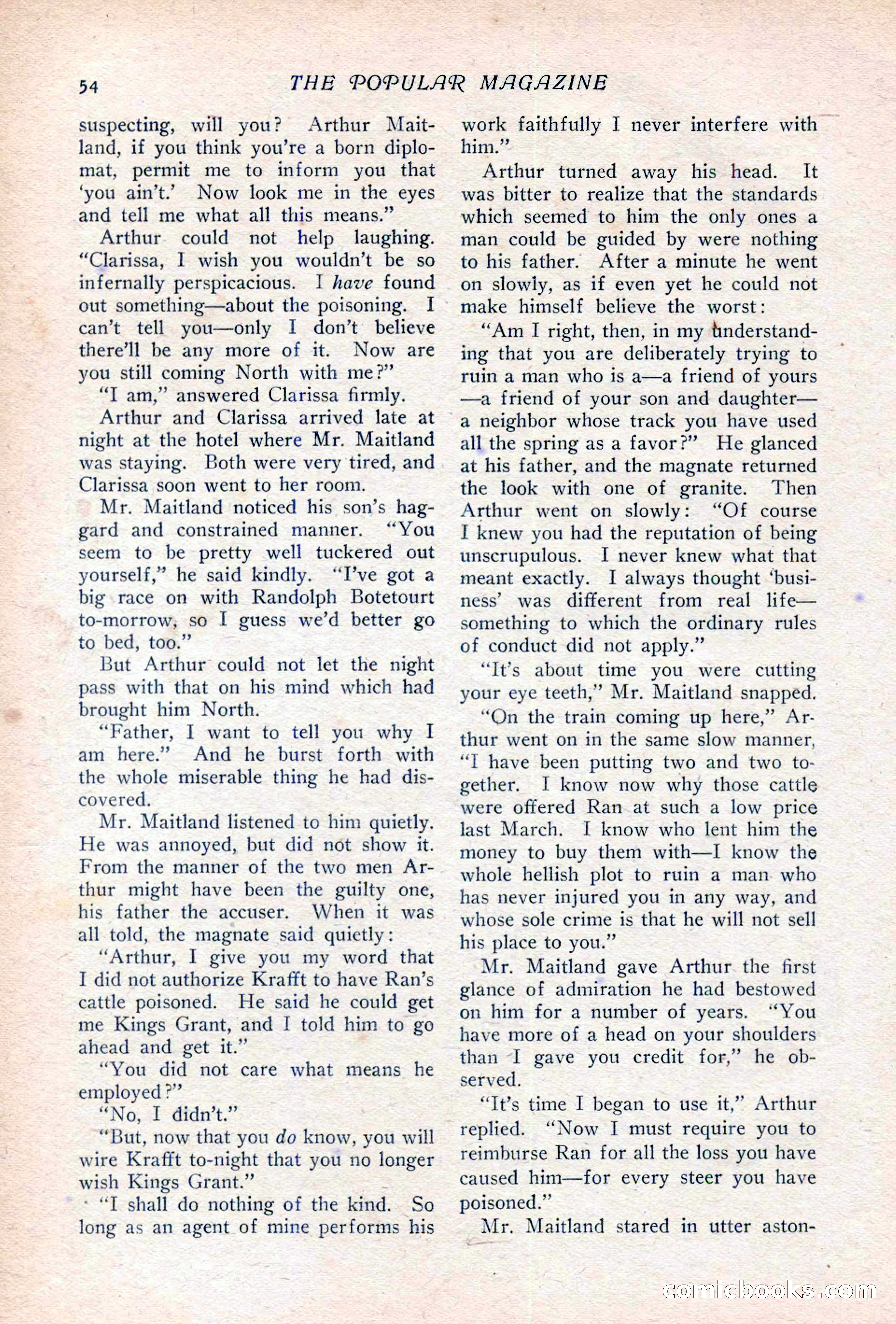 The Popular Magazine, Vol. 36, No. 6 — page 60 of 252