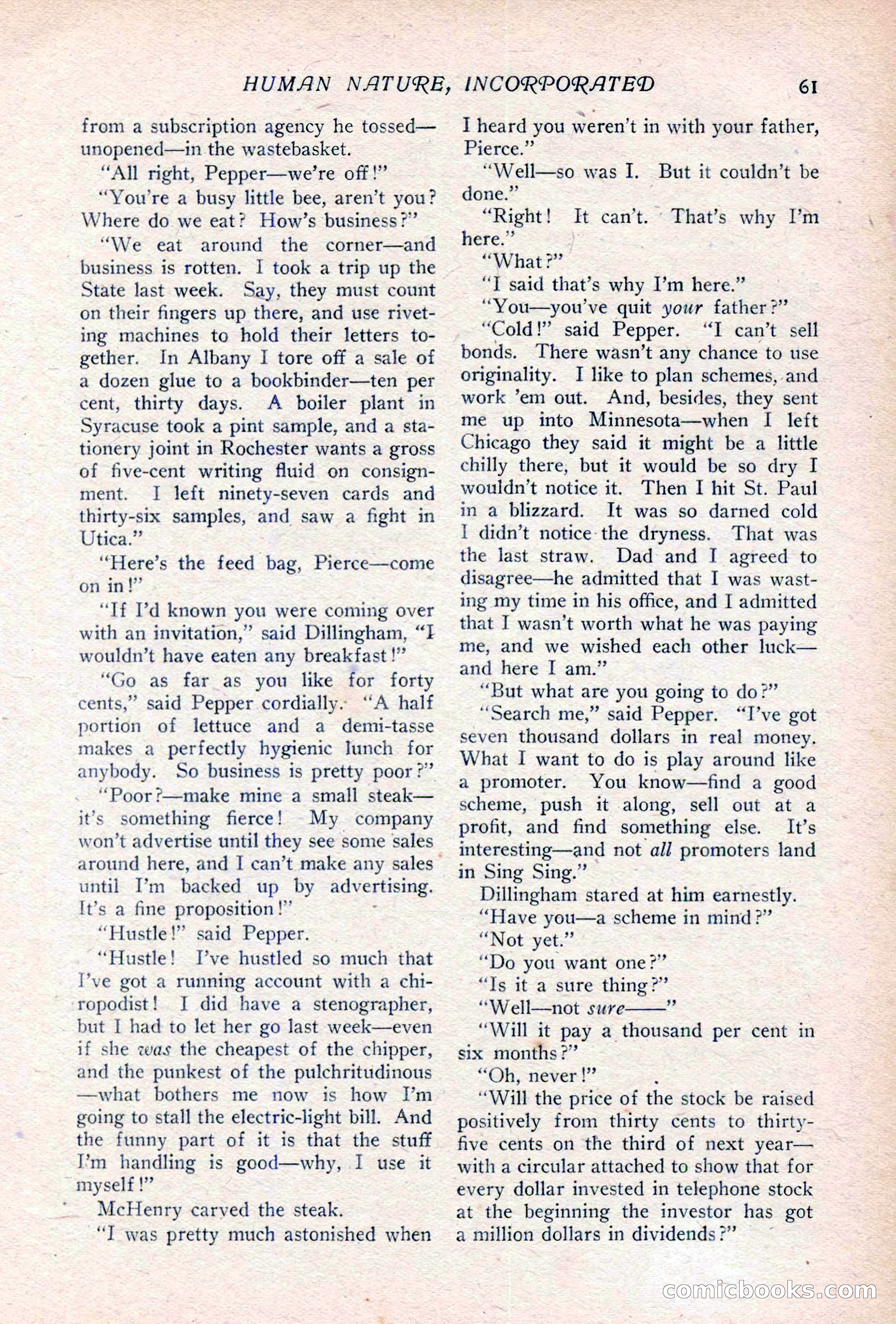 The Popular Magazine, Vol. 36, No. 6 — page 67 of 252