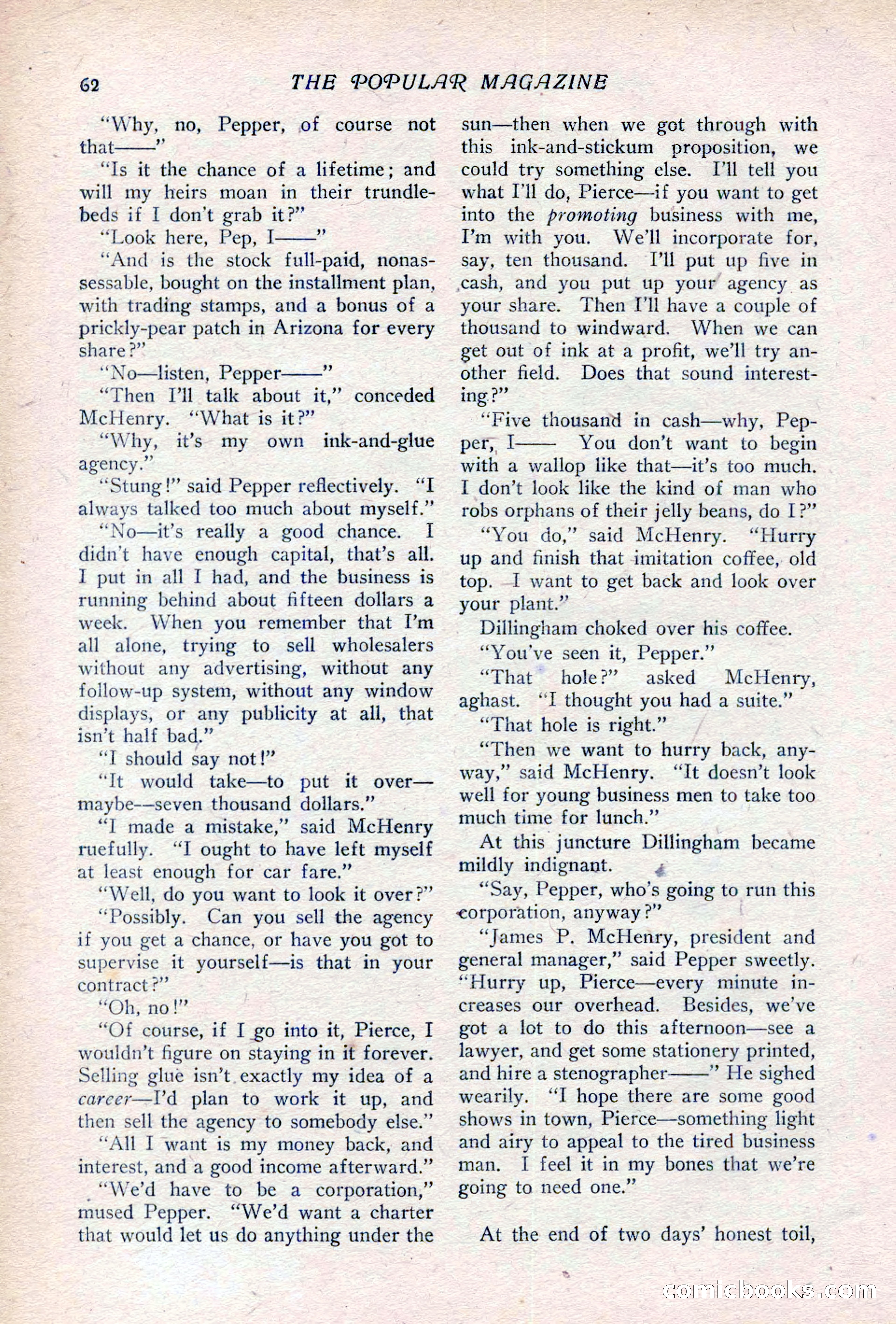 The Popular Magazine, Vol. 36, No. 6 — page 68 of 252