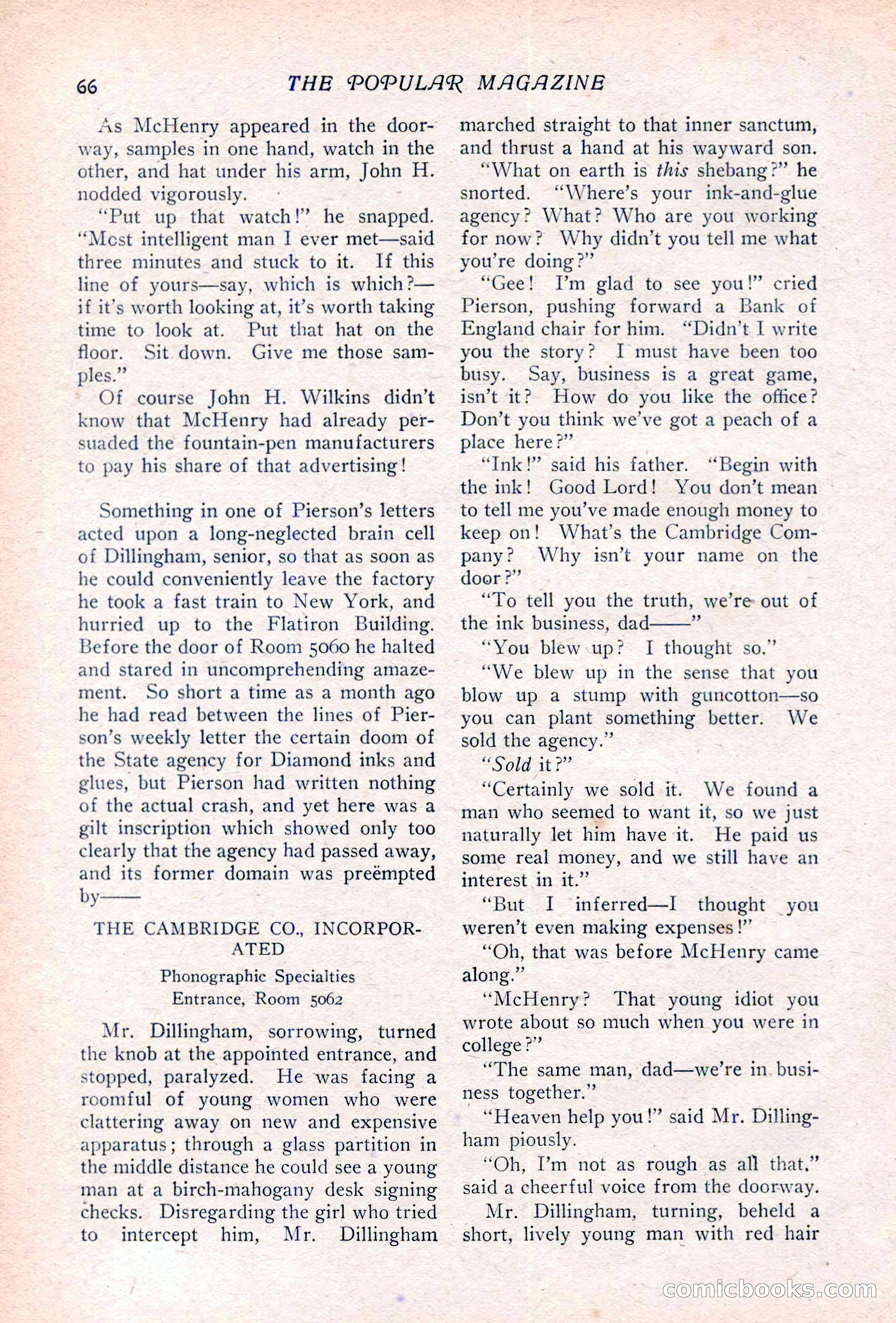The Popular Magazine, Vol. 36, No. 6 — page 72 of 252