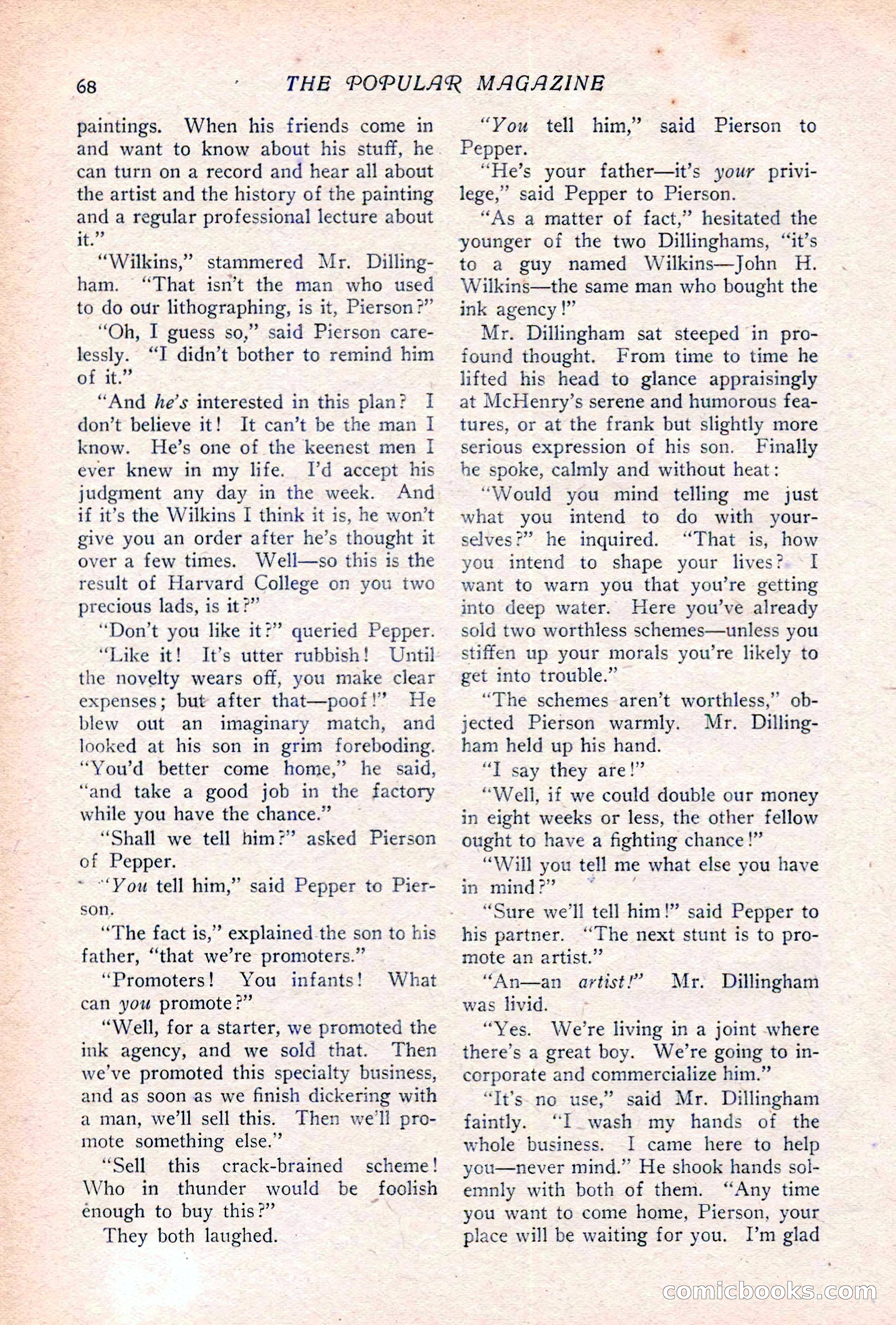 The Popular Magazine, Vol. 36, No. 6 — page 74 of 252