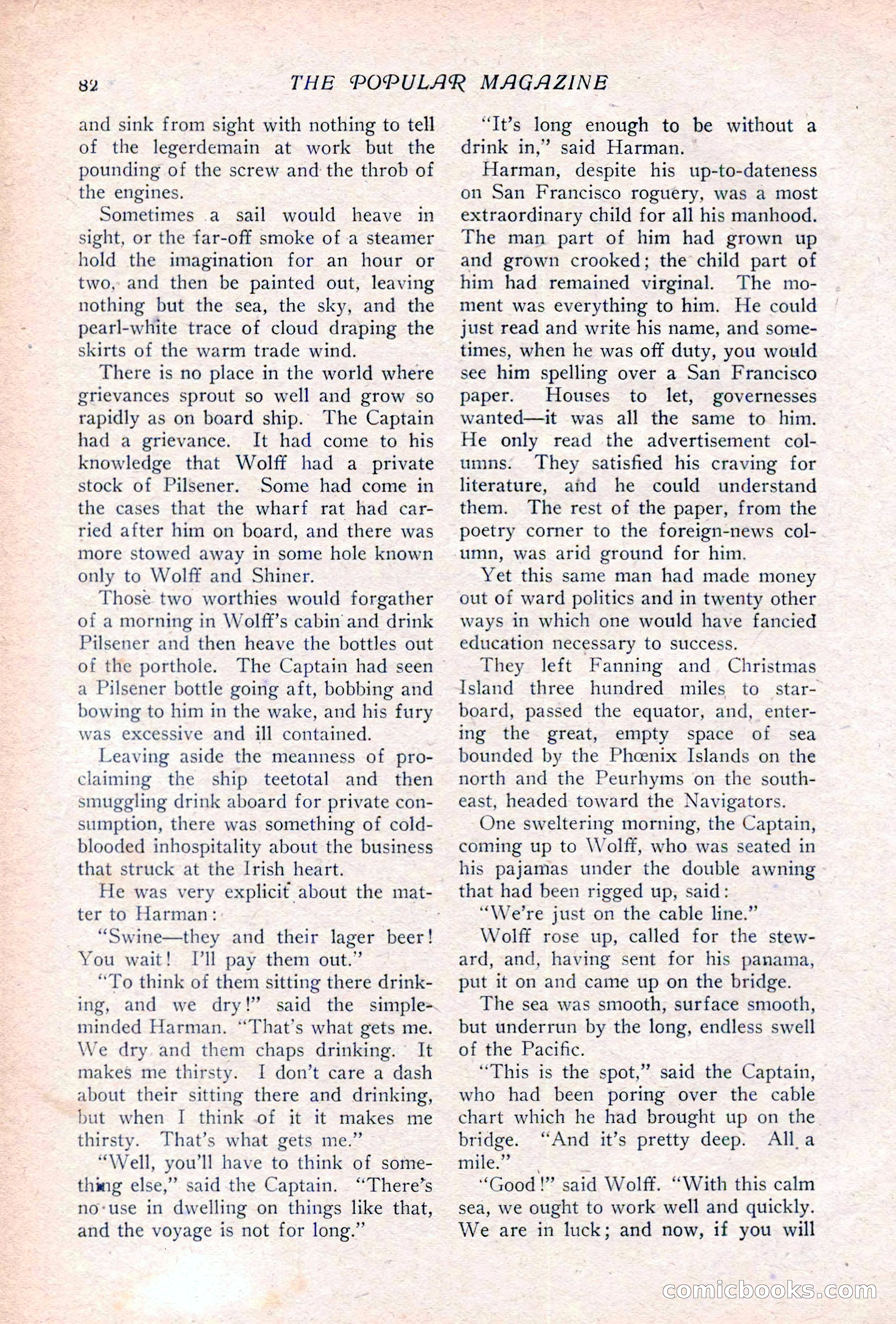 The Popular Magazine, Vol. 36, No. 6 — page 88 of 252