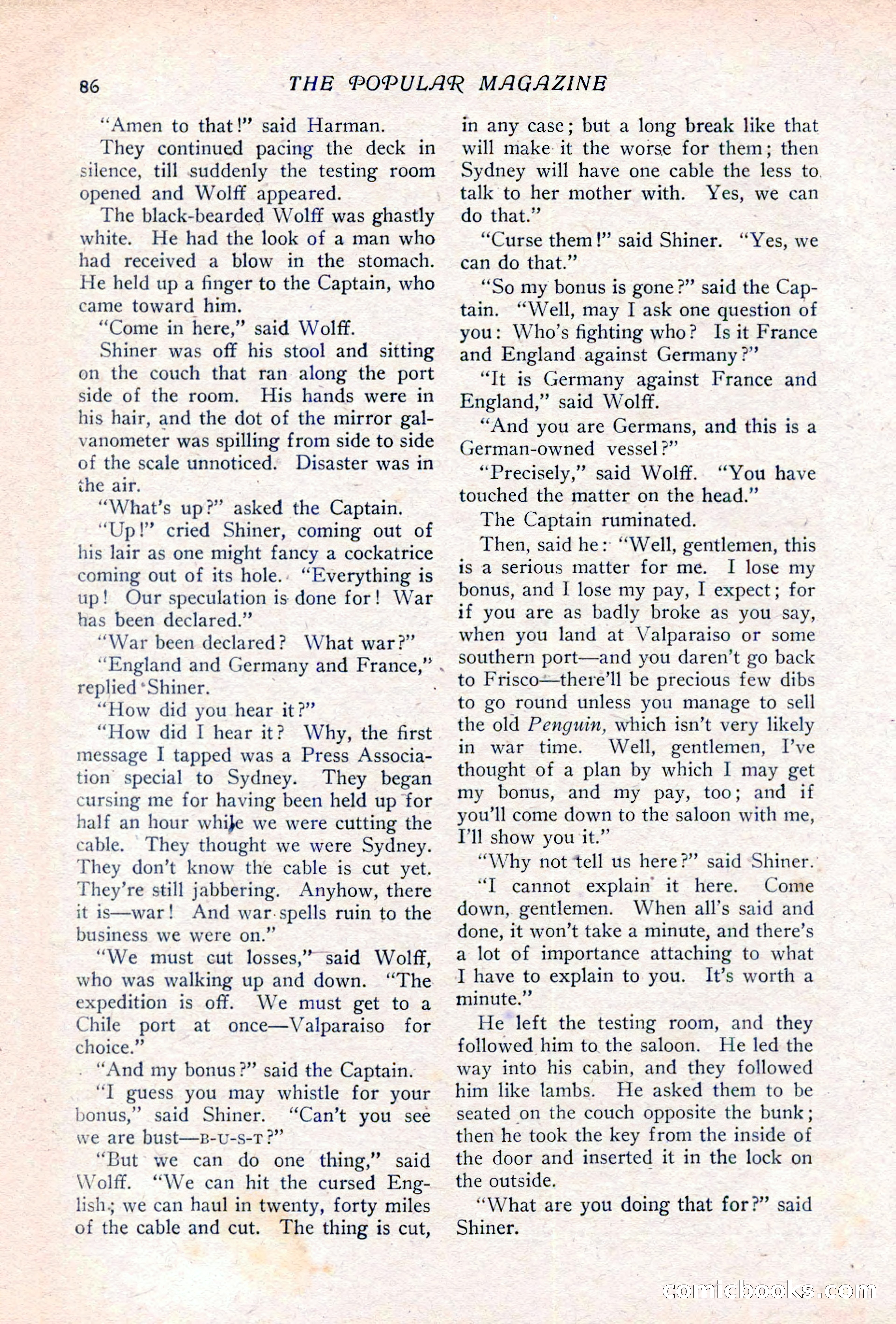 The Popular Magazine, Vol. 36, No. 6 — page 92 of 252
