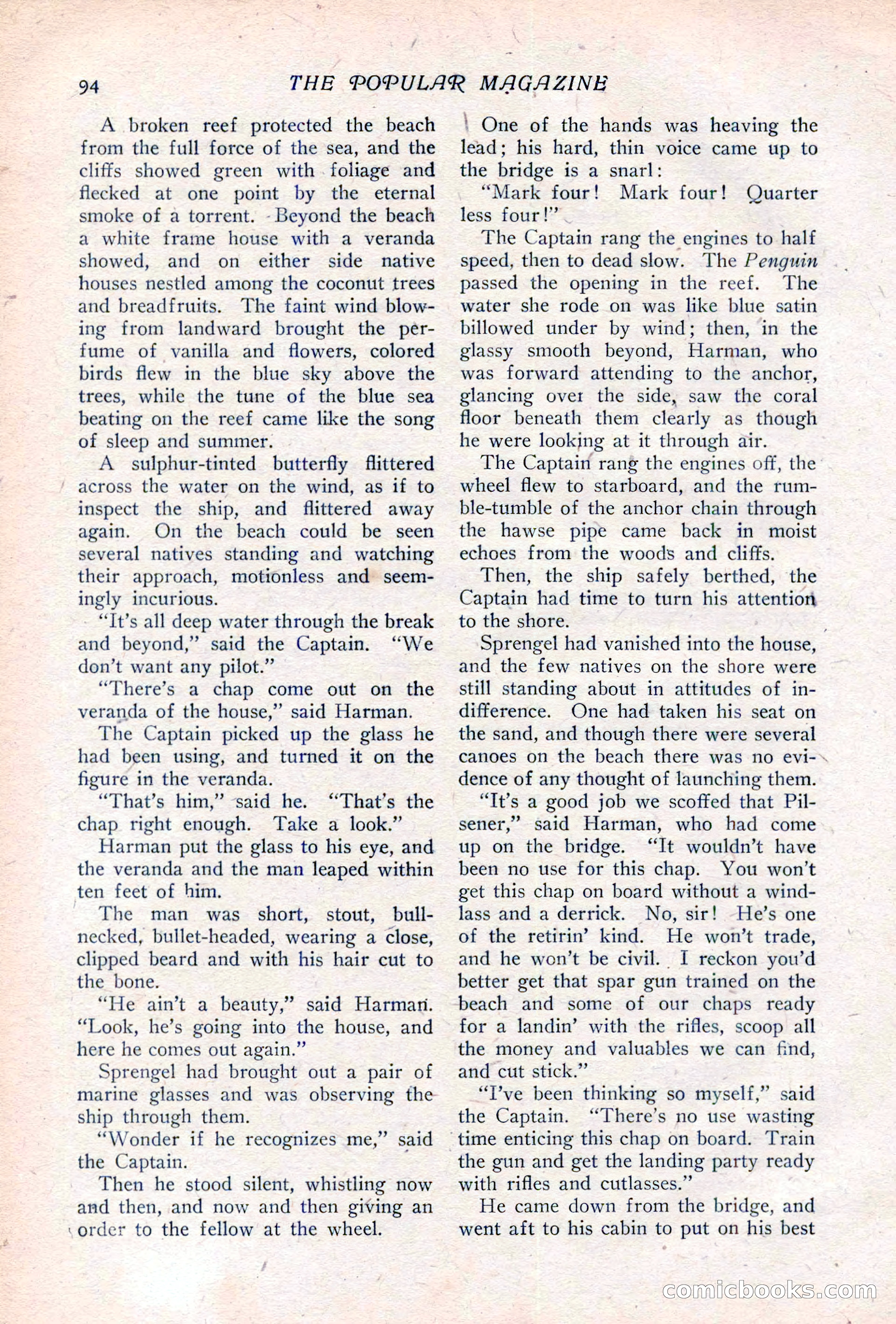 The Popular Magazine, Vol. 36, No. 6 — page 100 of 252