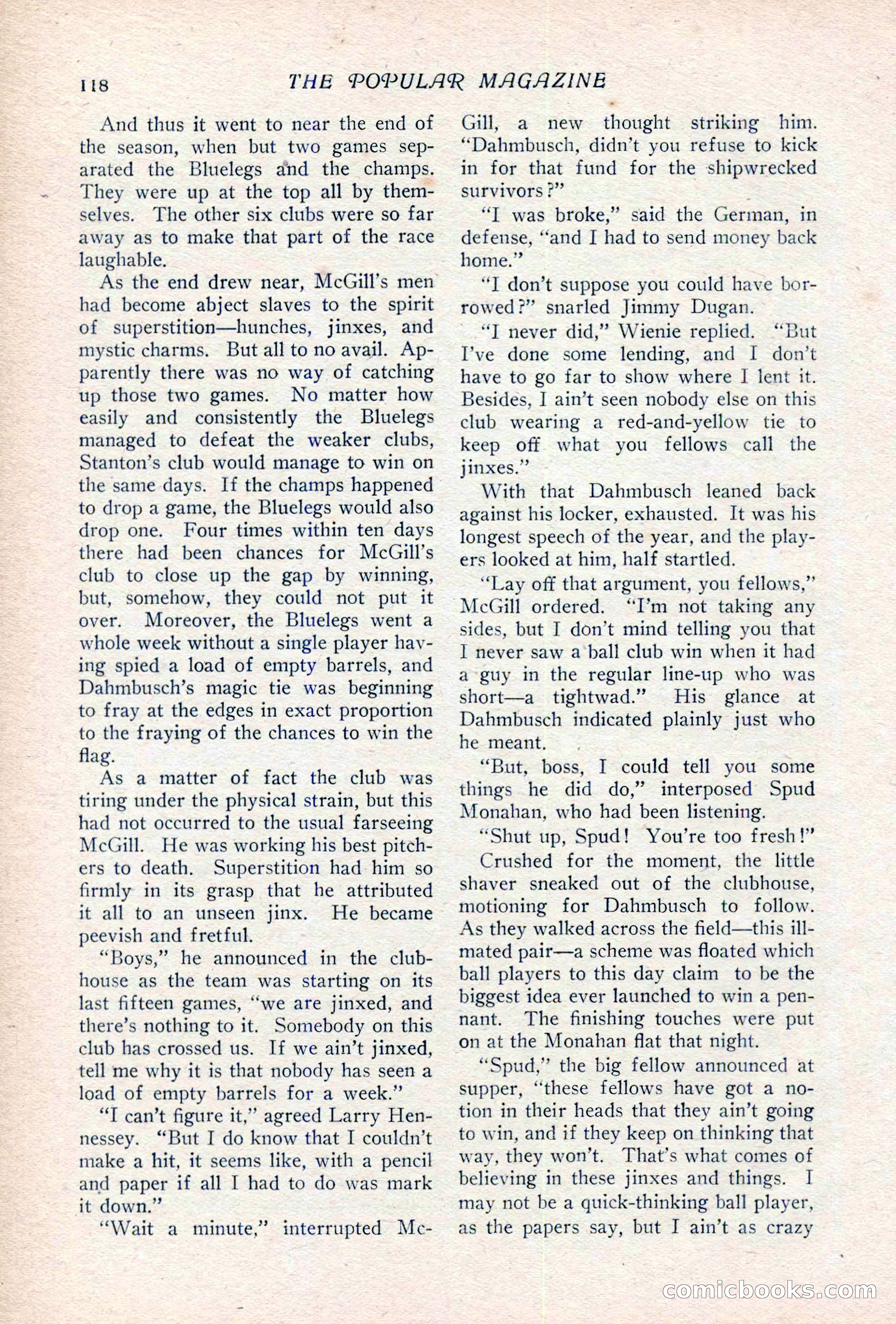The Popular Magazine, Vol. 36, No. 6 — page 124 of 252