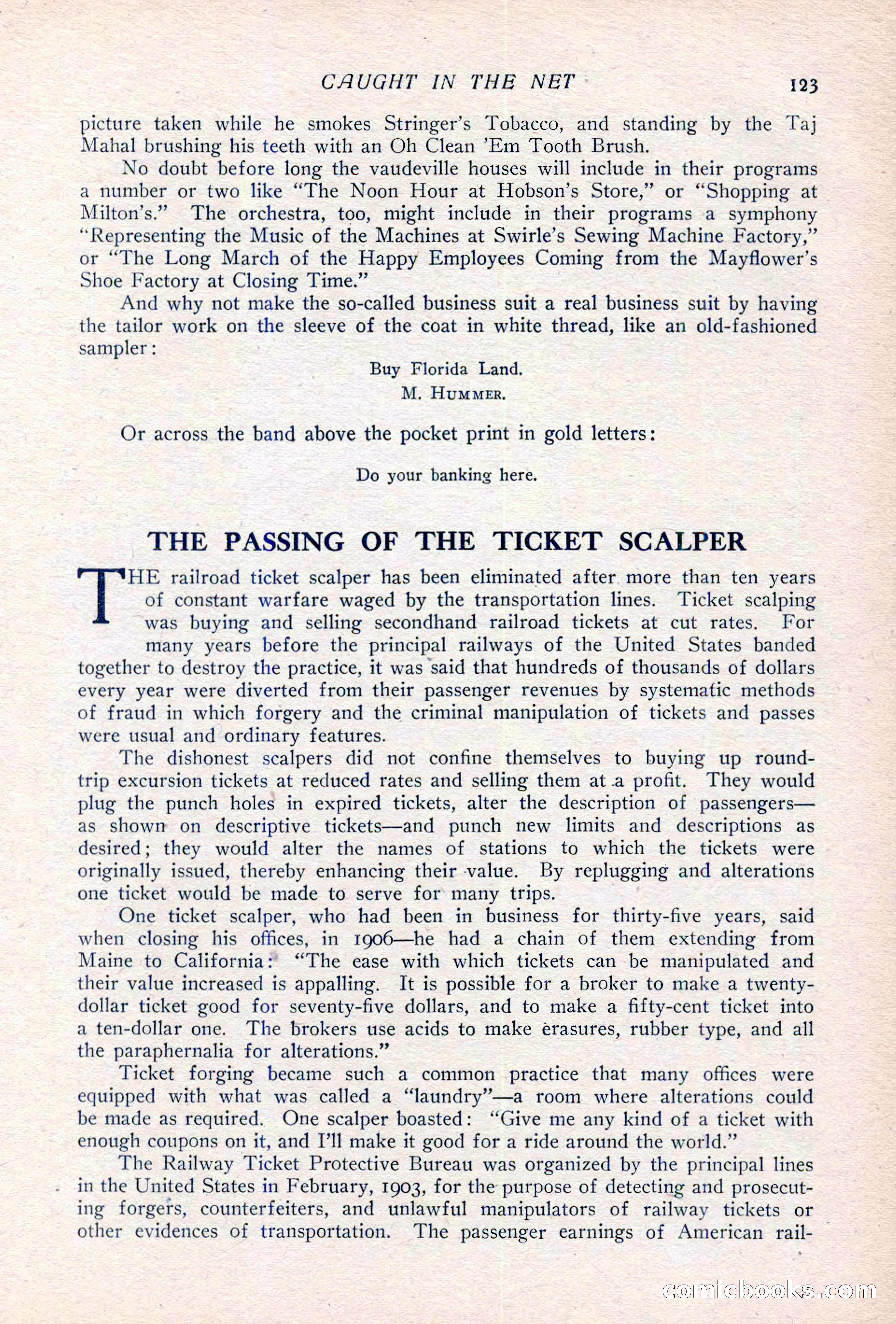 The Popular Magazine, Vol. 36, No. 6 — page 129 of 252