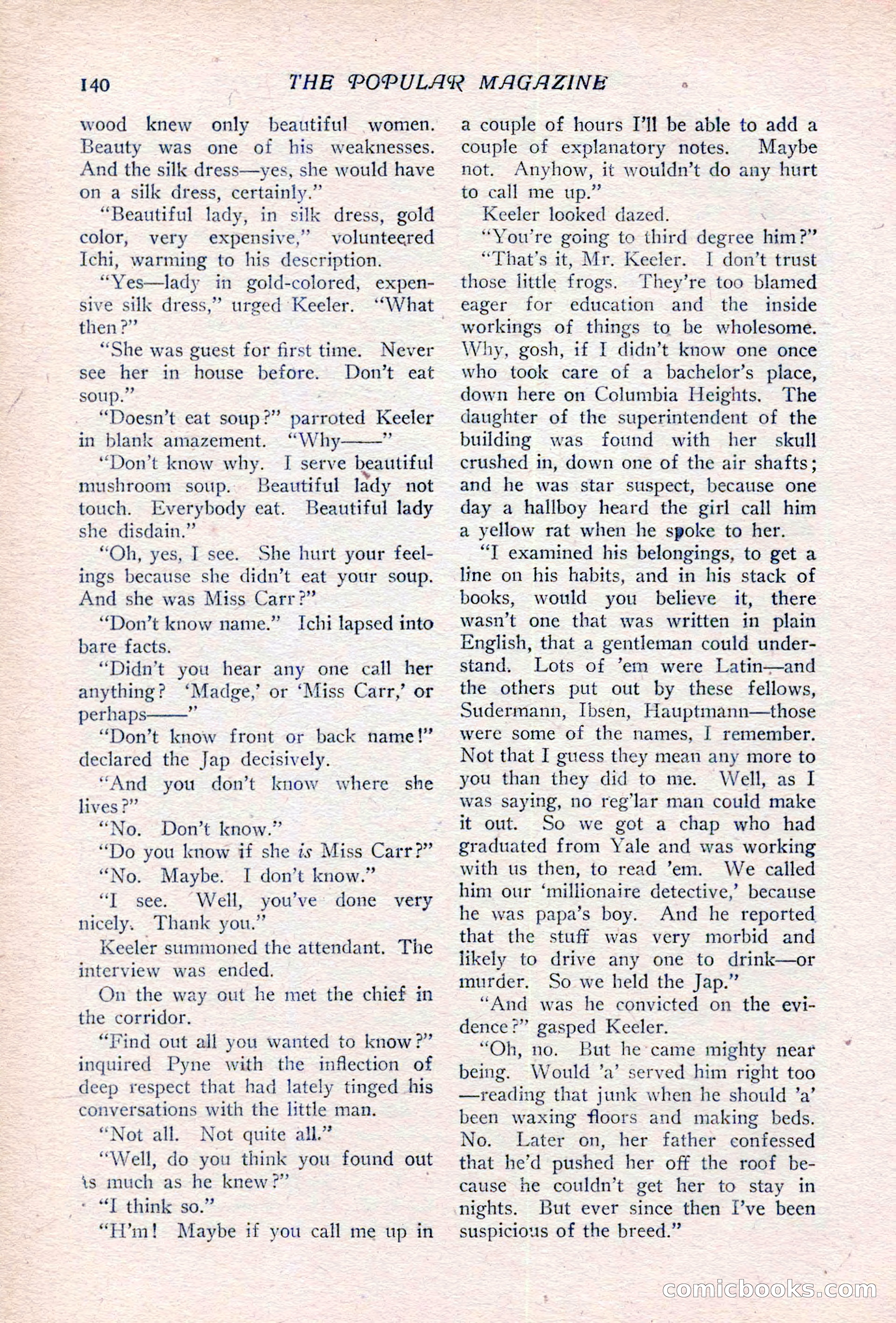 The Popular Magazine, Vol. 36, No. 6 — page 146 of 252