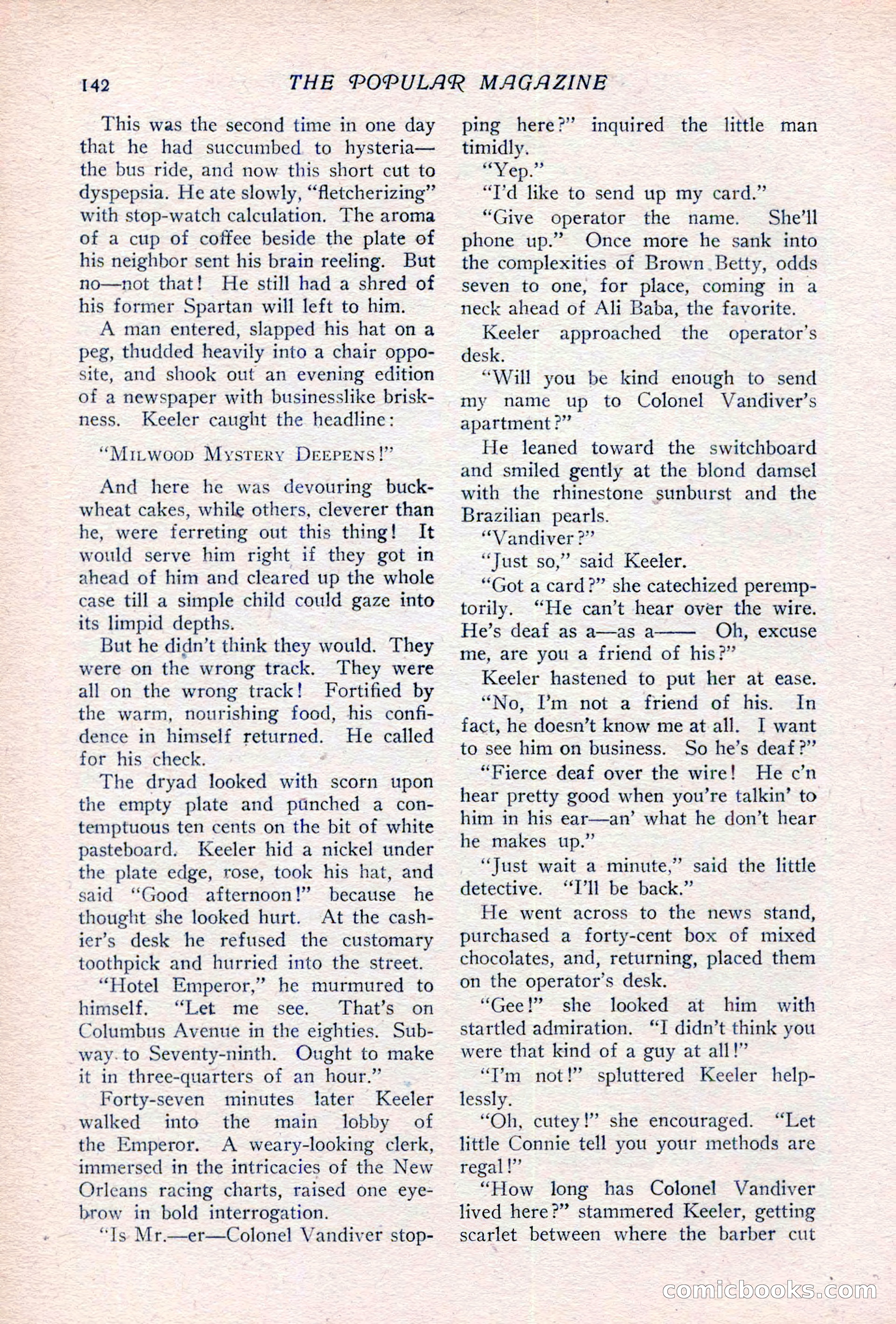 The Popular Magazine, Vol. 36, No. 6 — page 148 of 252