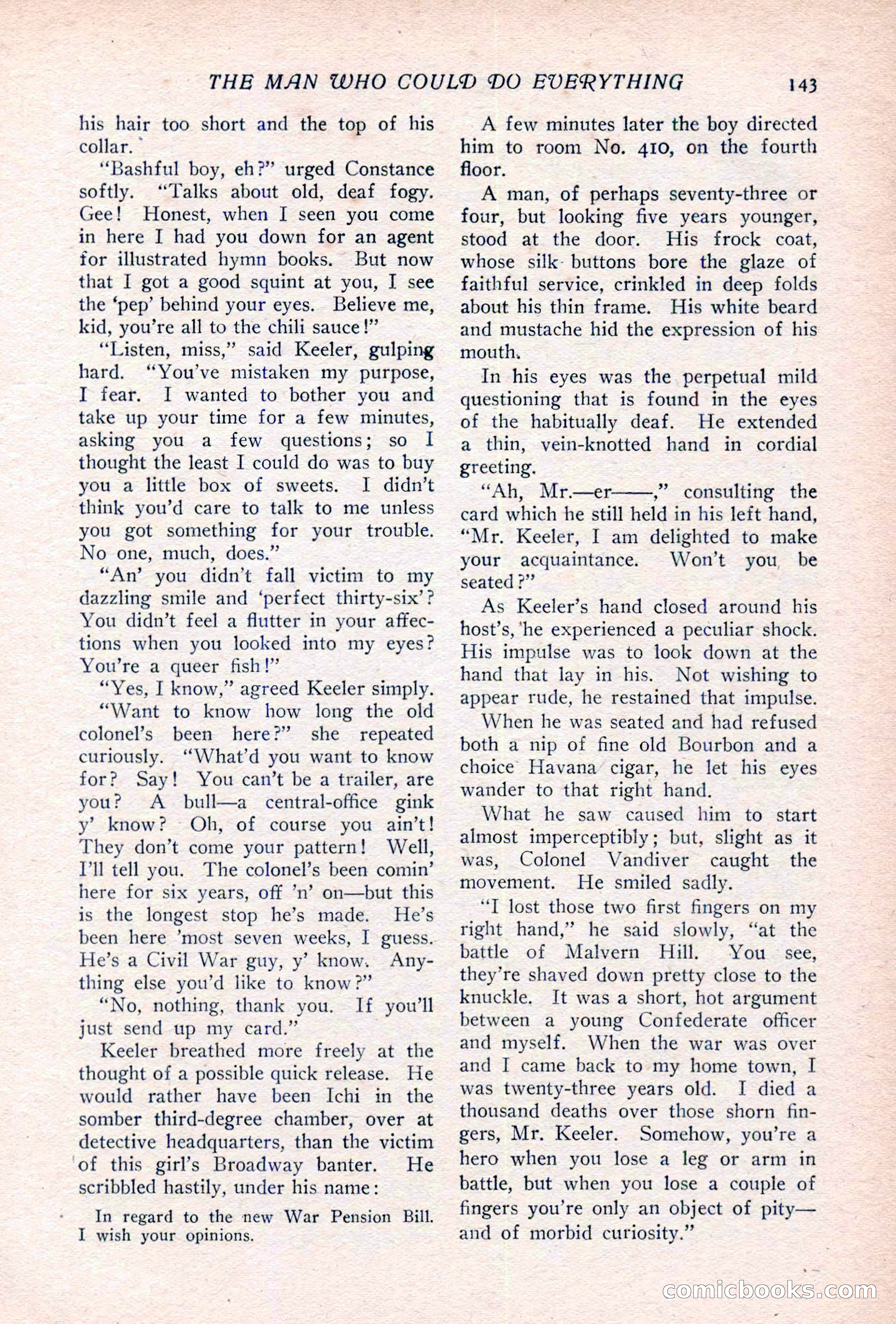 The Popular Magazine, Vol. 36, No. 6 — page 149 of 252
