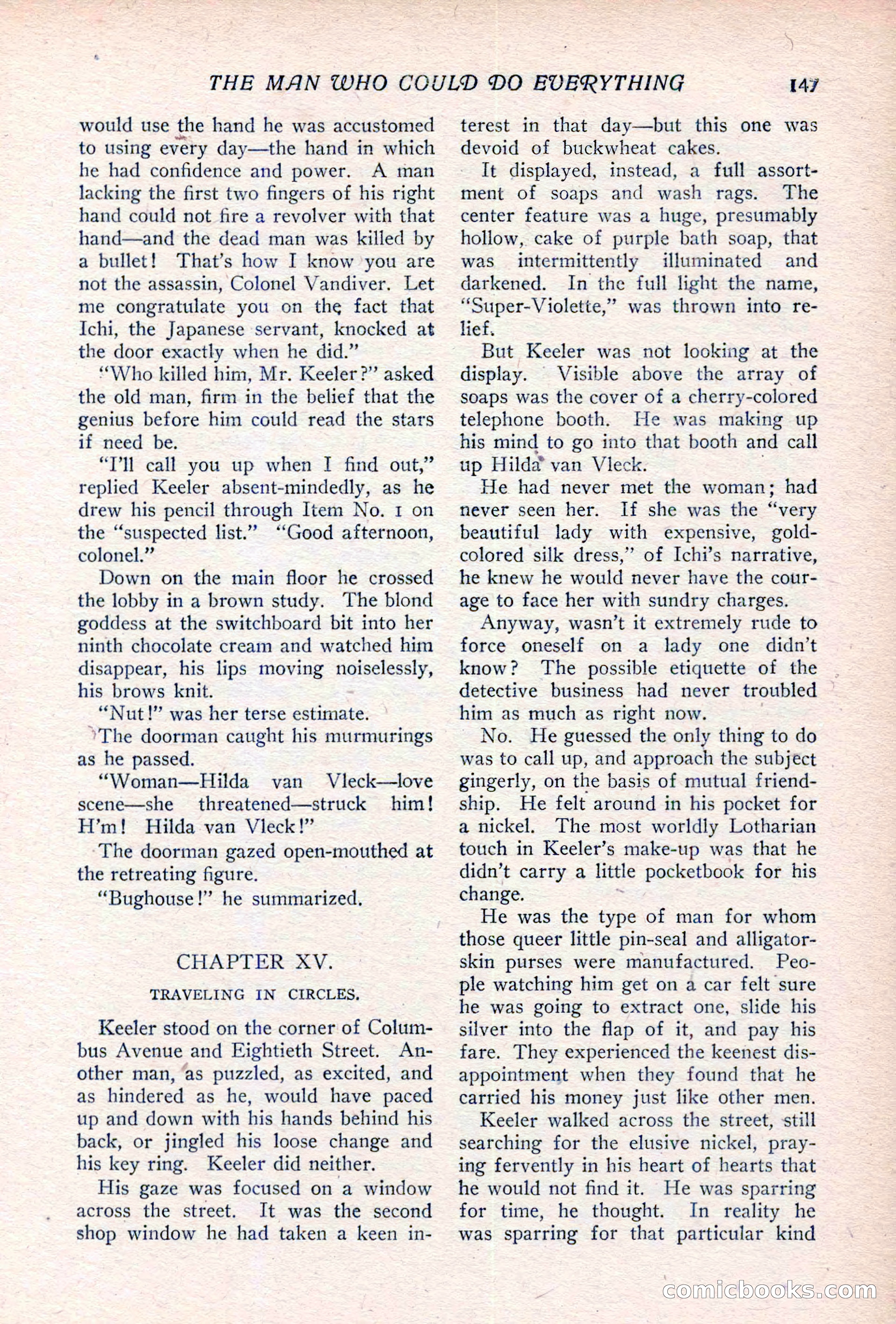 The Popular Magazine, Vol. 36, No. 6 — page 153 of 252