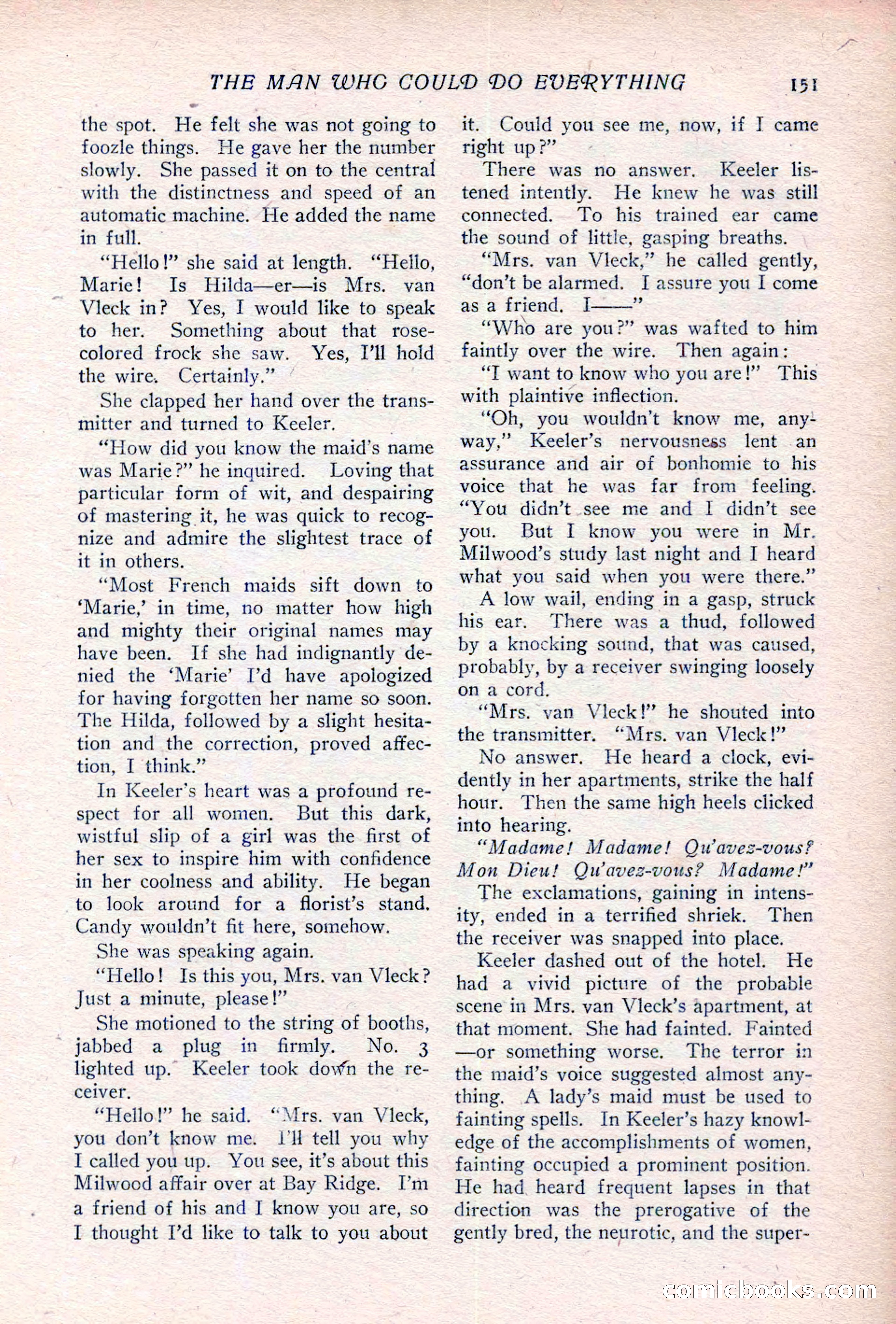 The Popular Magazine, Vol. 36, No. 6 — page 157 of 252