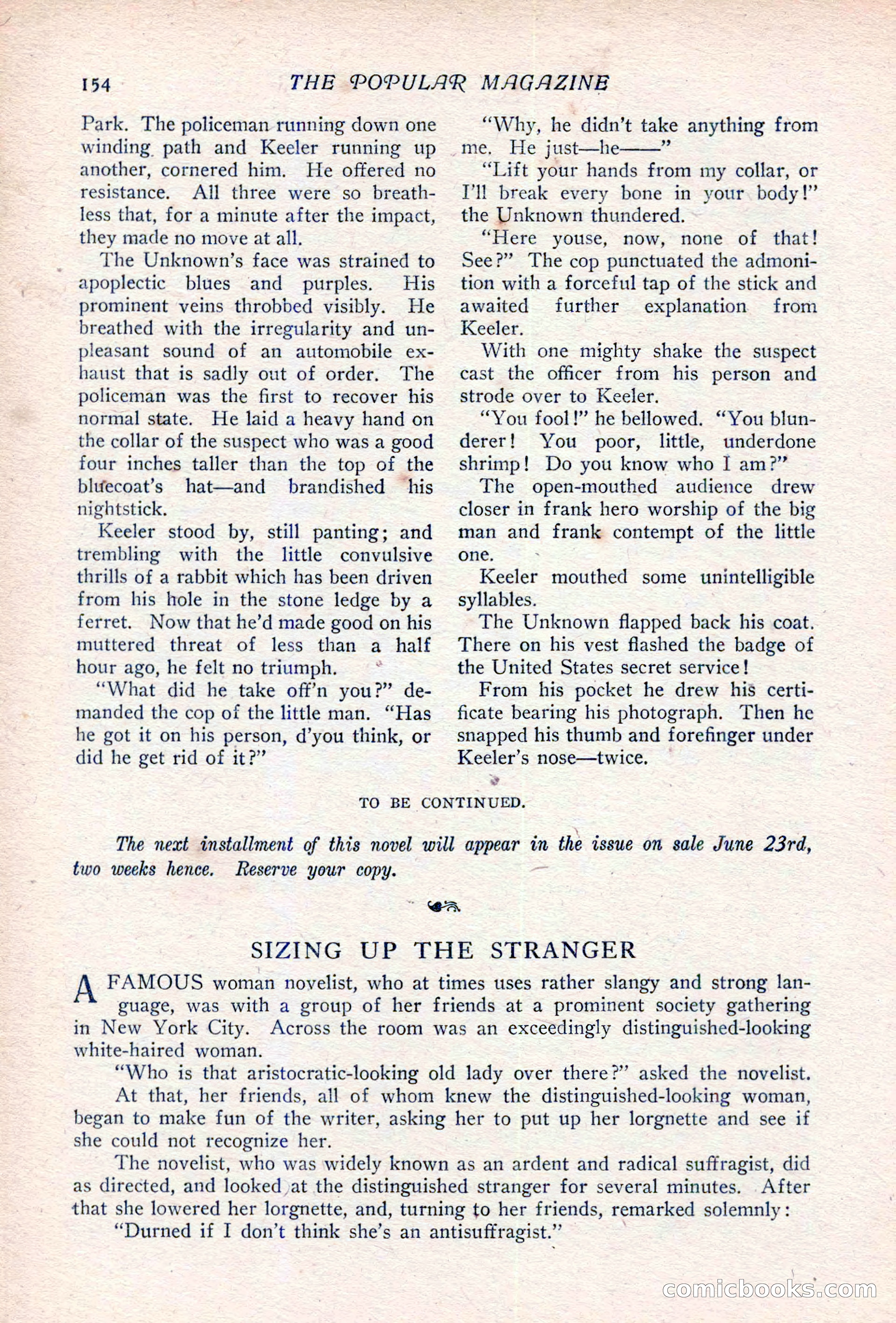 The Popular Magazine, Vol. 36, No. 6 — page 160 of 252
