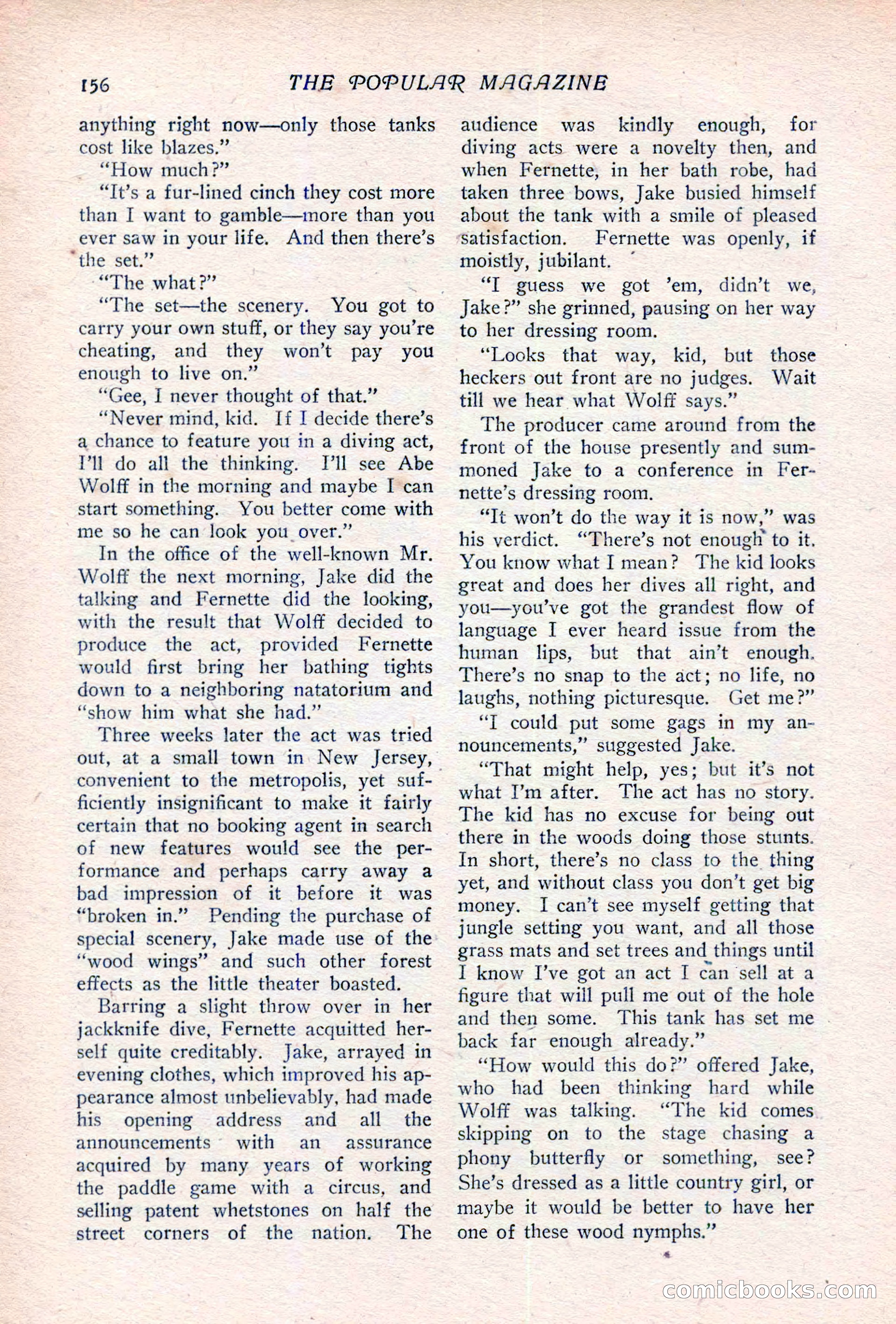 The Popular Magazine, Vol. 36, No. 6 — page 162 of 252