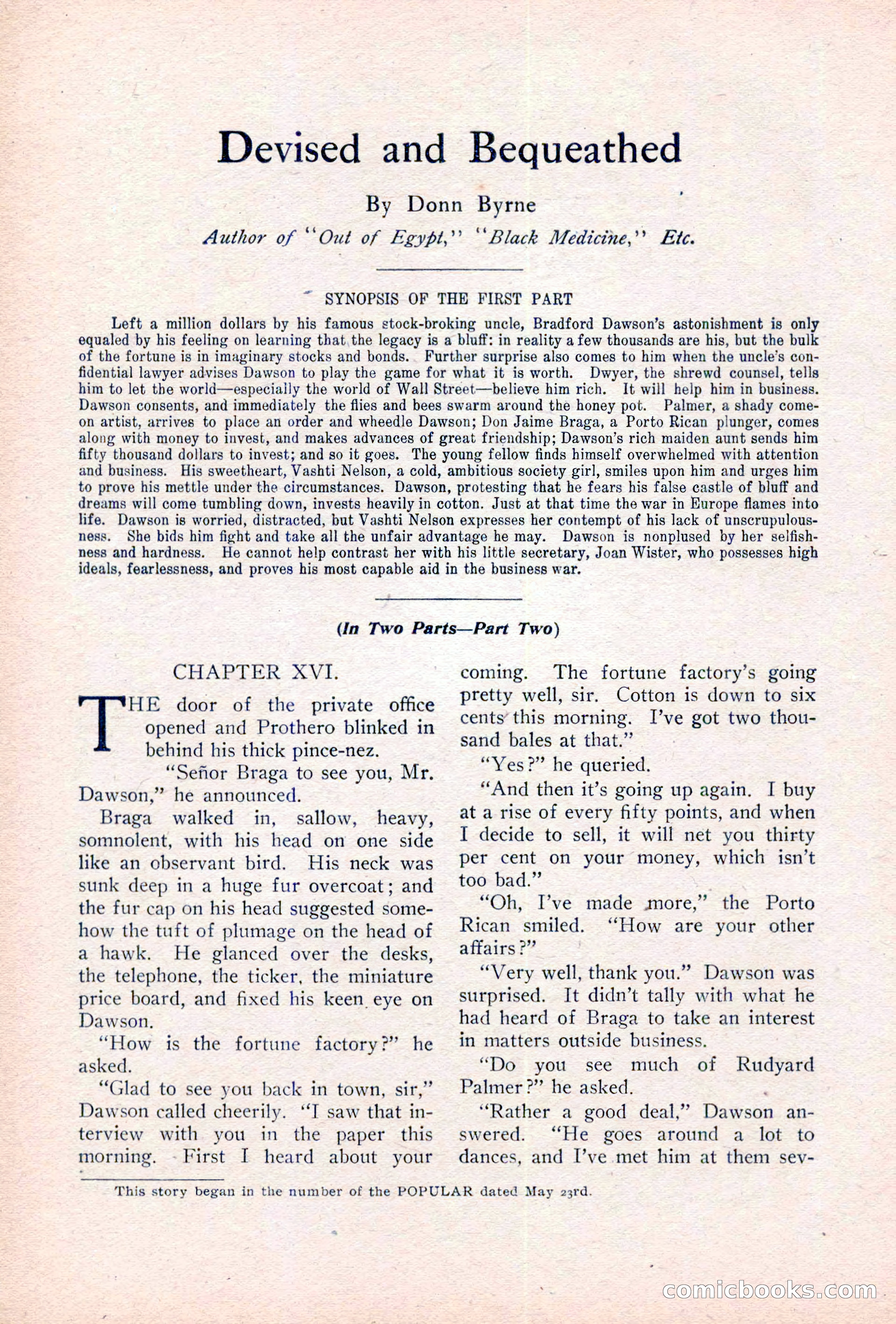 The Popular Magazine, Vol. 36, No. 6 — page 172 of 252