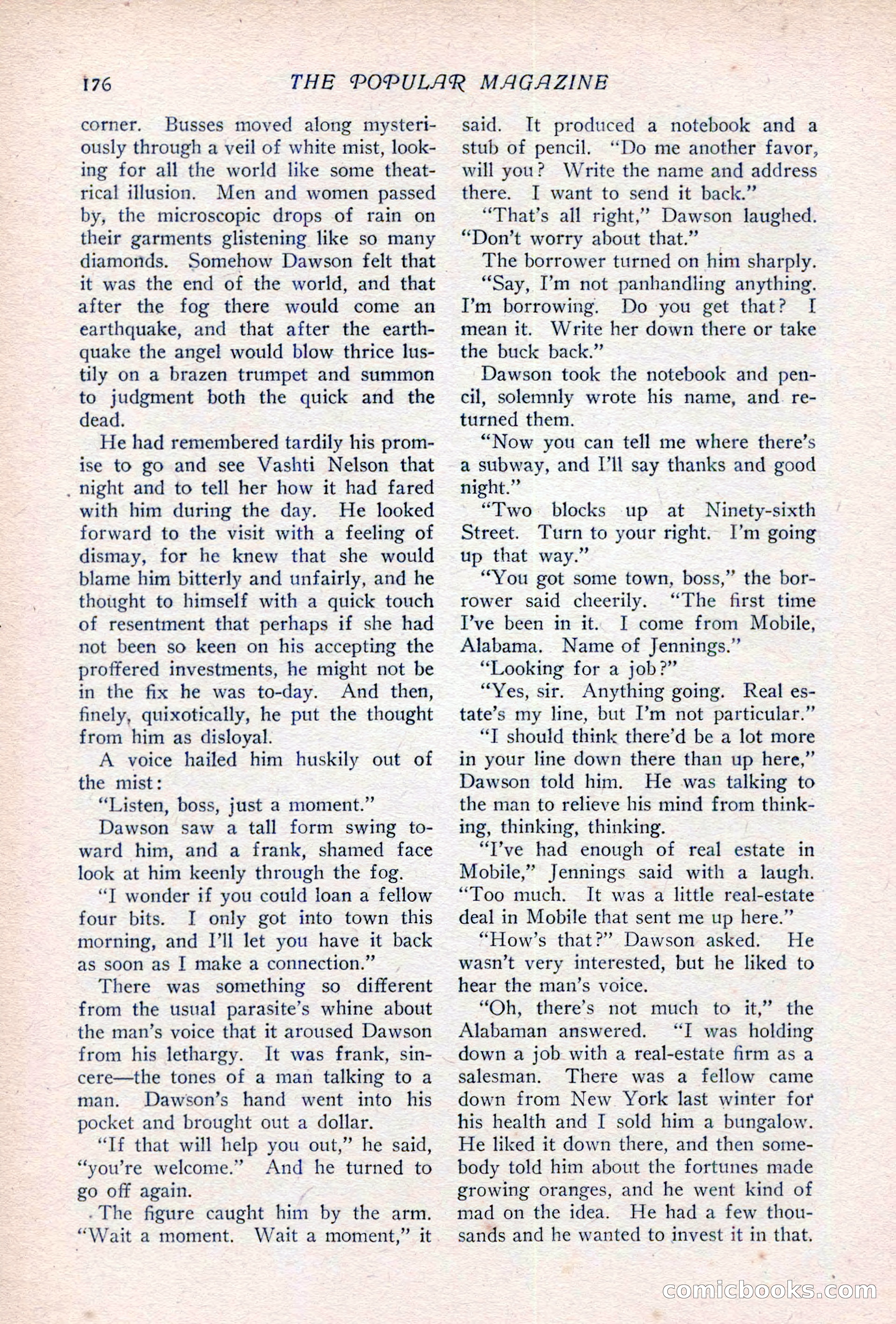 The Popular Magazine, Vol. 36, No. 6 — page 182 of 252