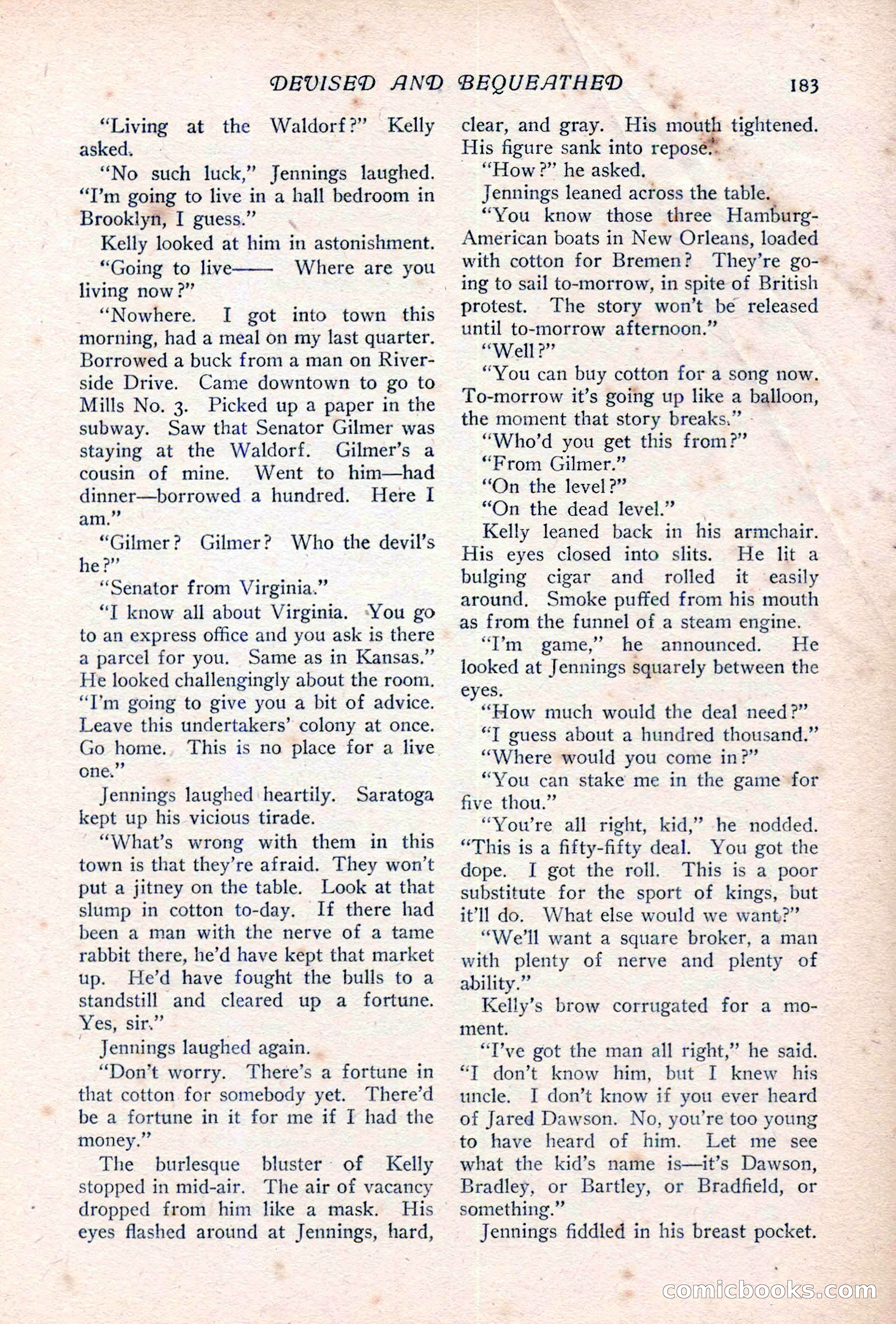 The Popular Magazine, Vol. 36, No. 6 — page 189 of 252