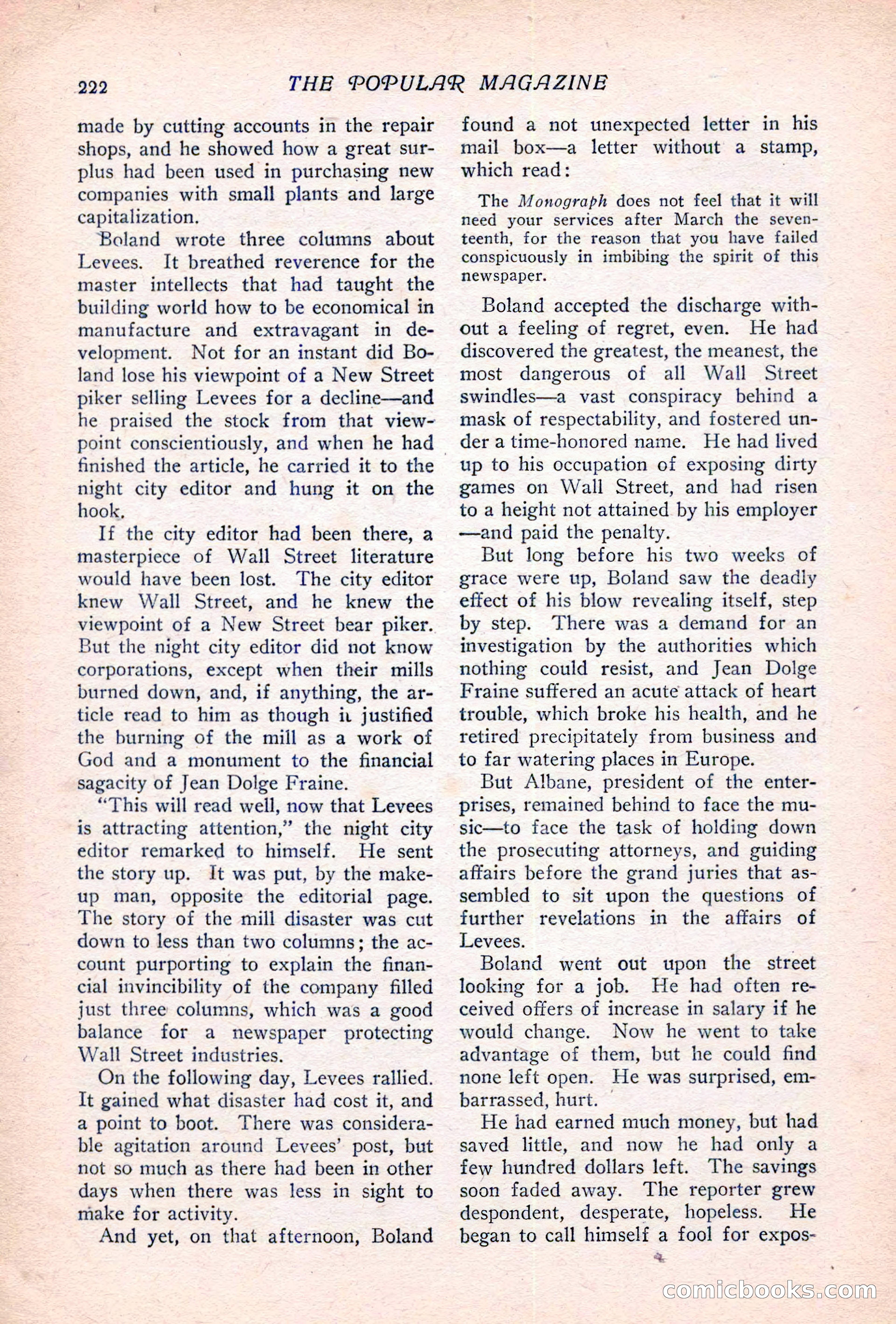 The Popular Magazine, Vol. 36, No. 6 — page 228 of 252