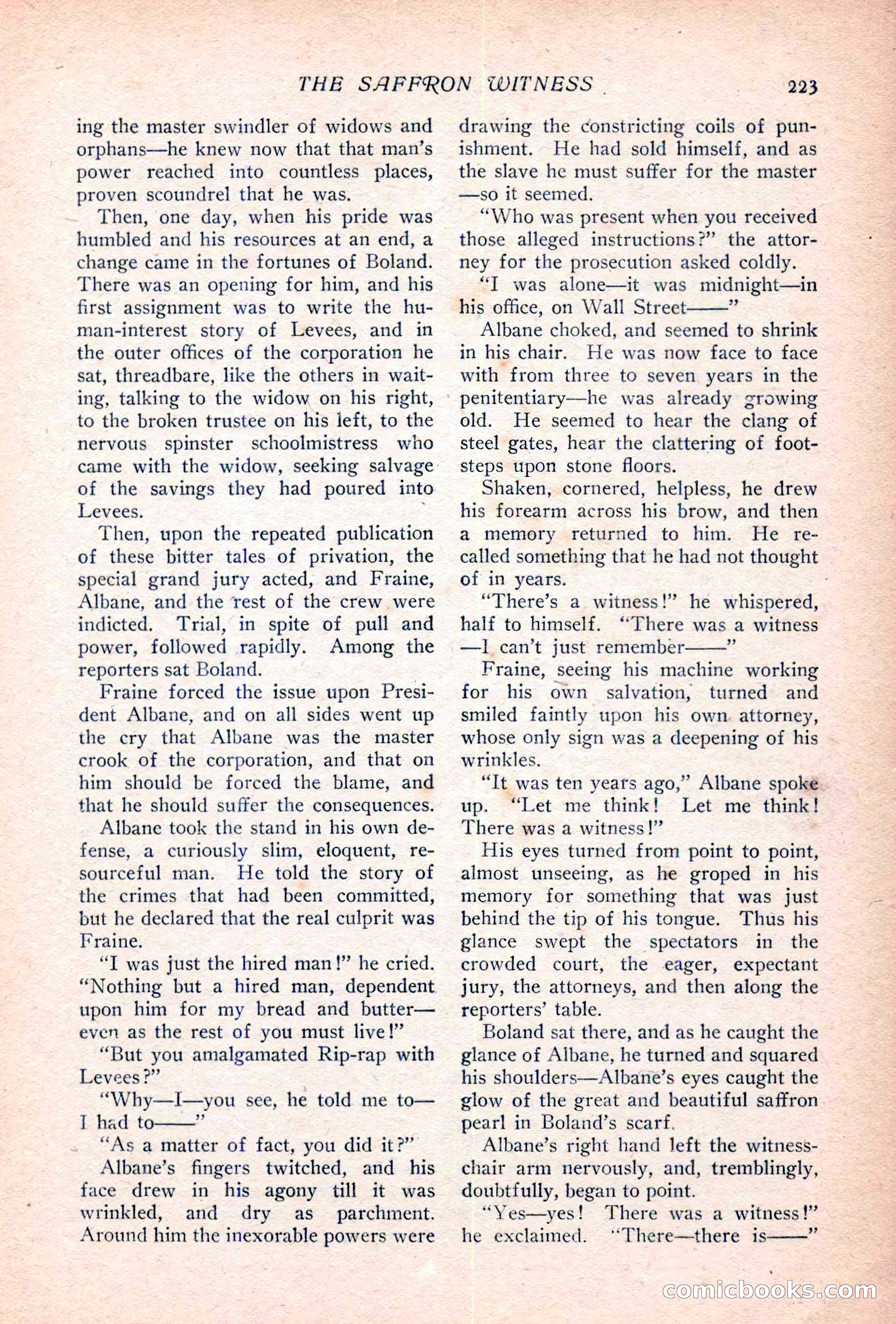 The Popular Magazine, Vol. 36, No. 6 — page 229 of 252