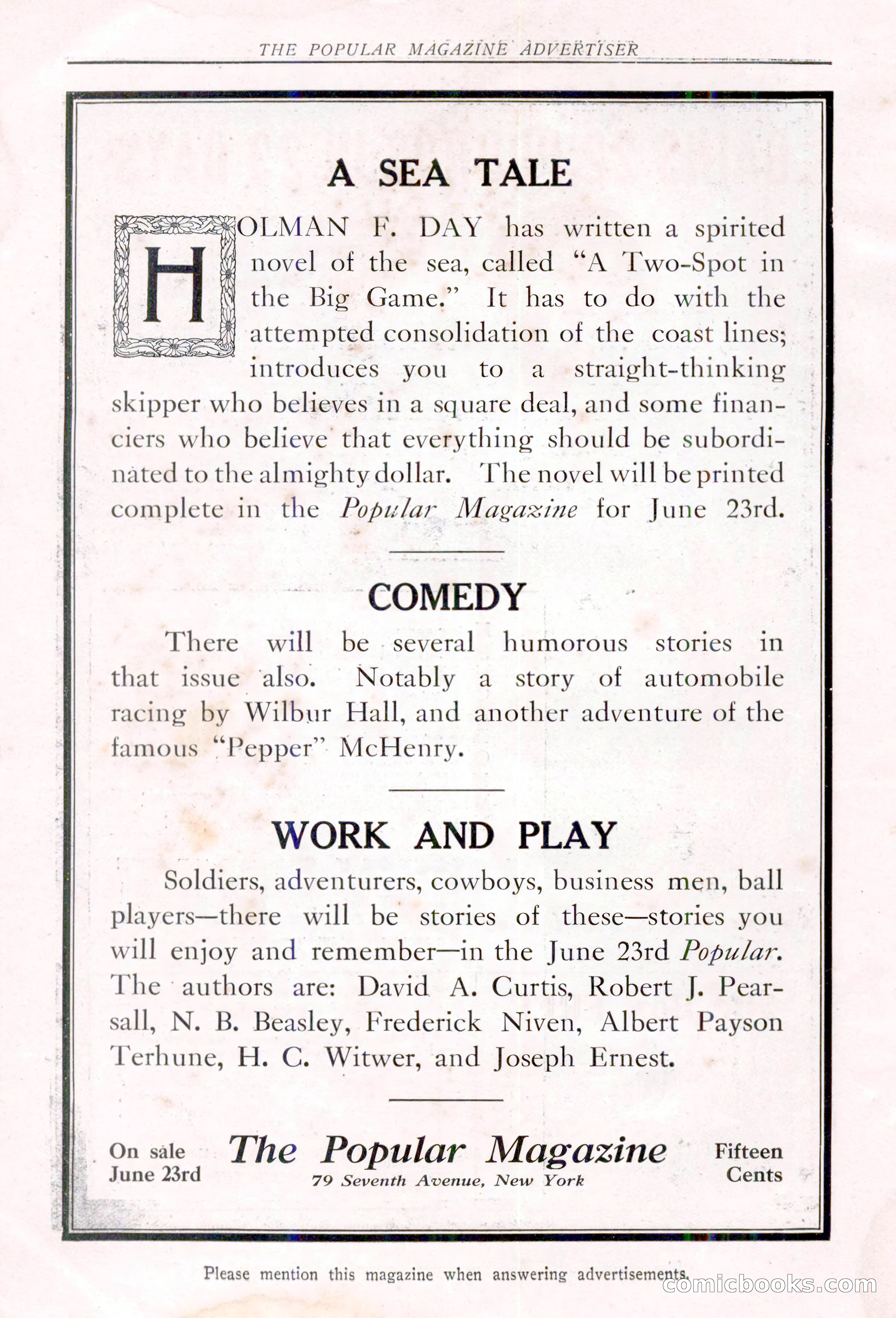 The Popular Magazine, Vol. 36, No. 6 — page 236 of 252