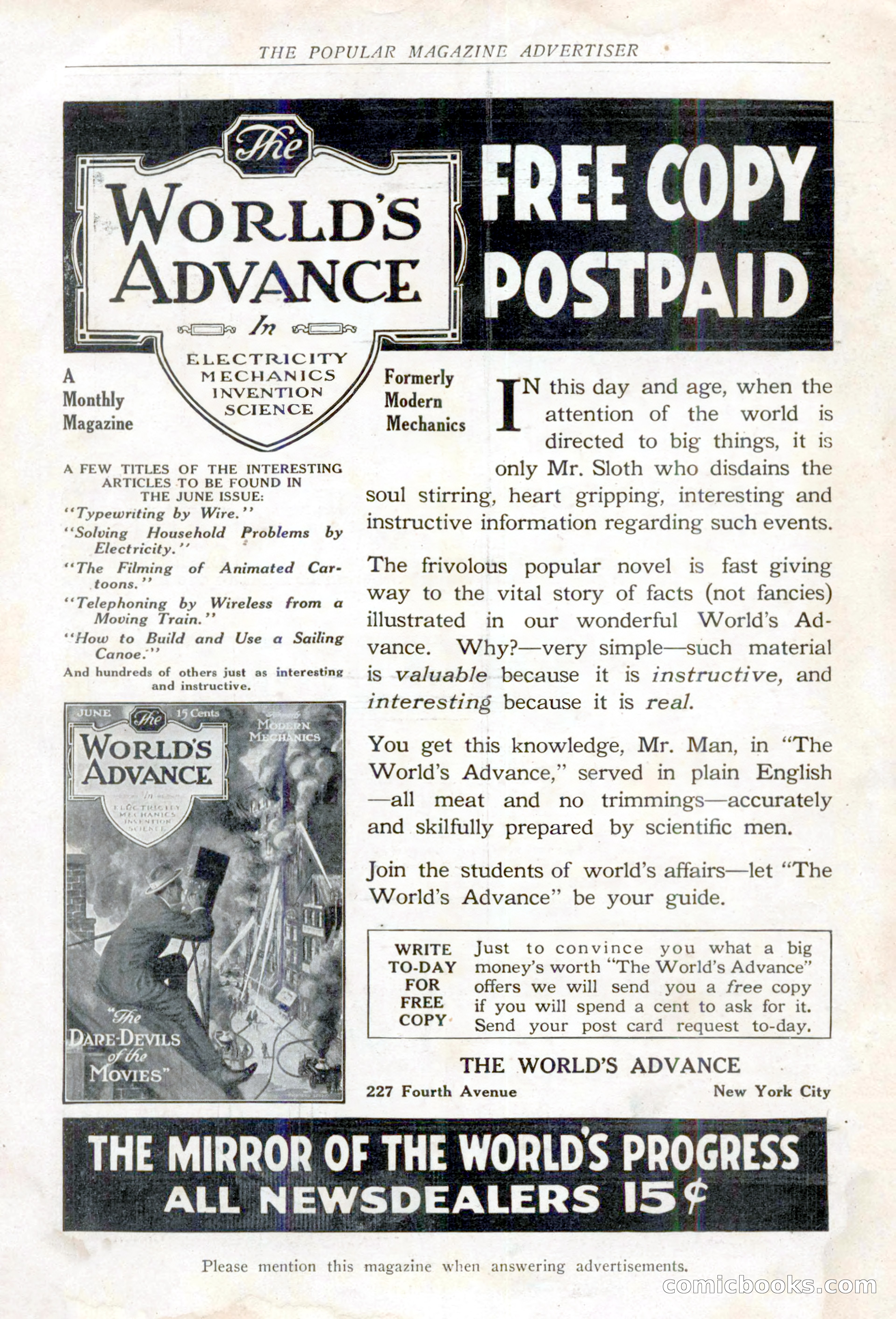 The Popular Magazine, Vol. 36, No. 6 — page 250 of 252