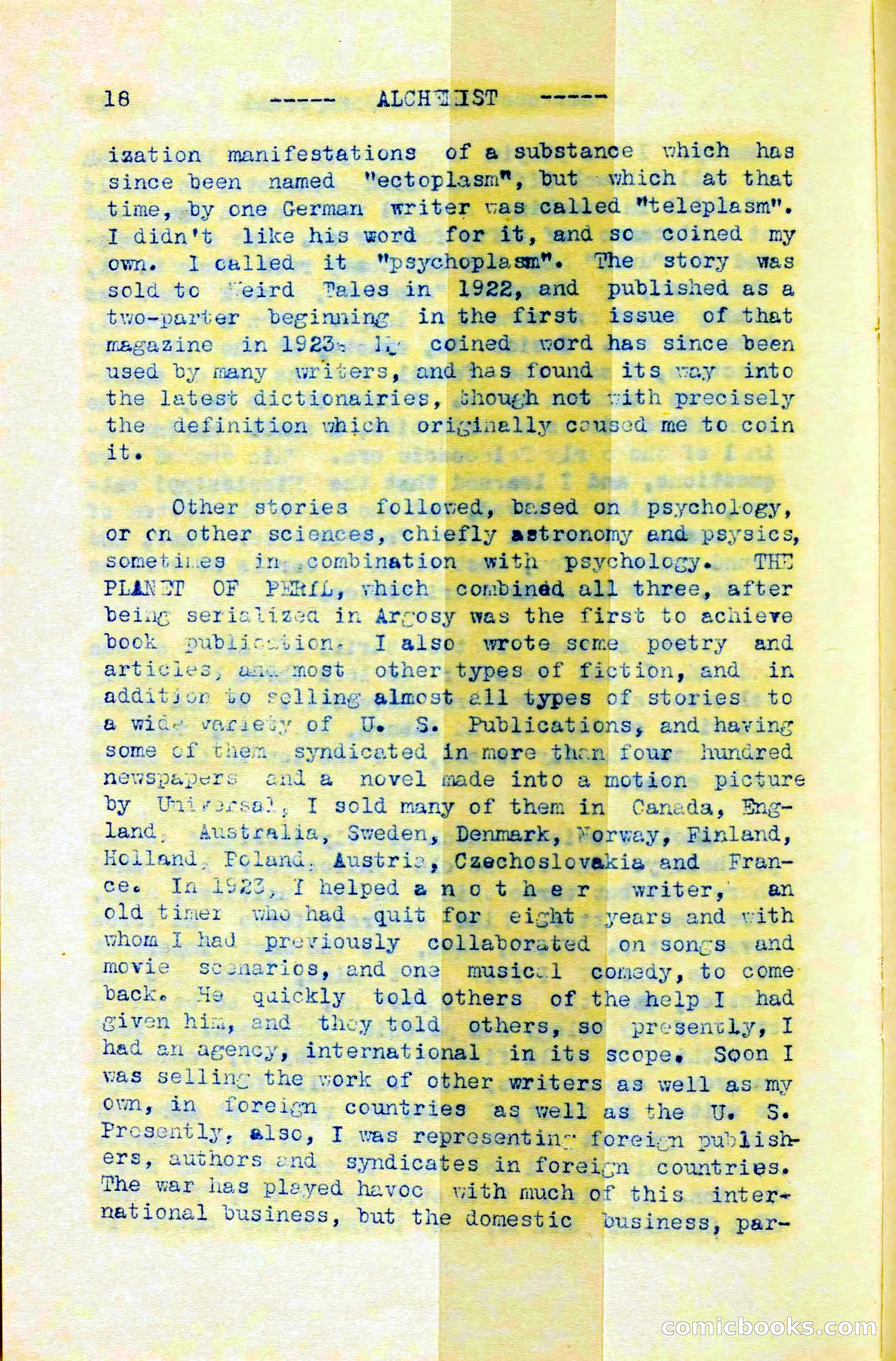 The Alchemist, Vol. 1, No. 5 — page 22 of 50