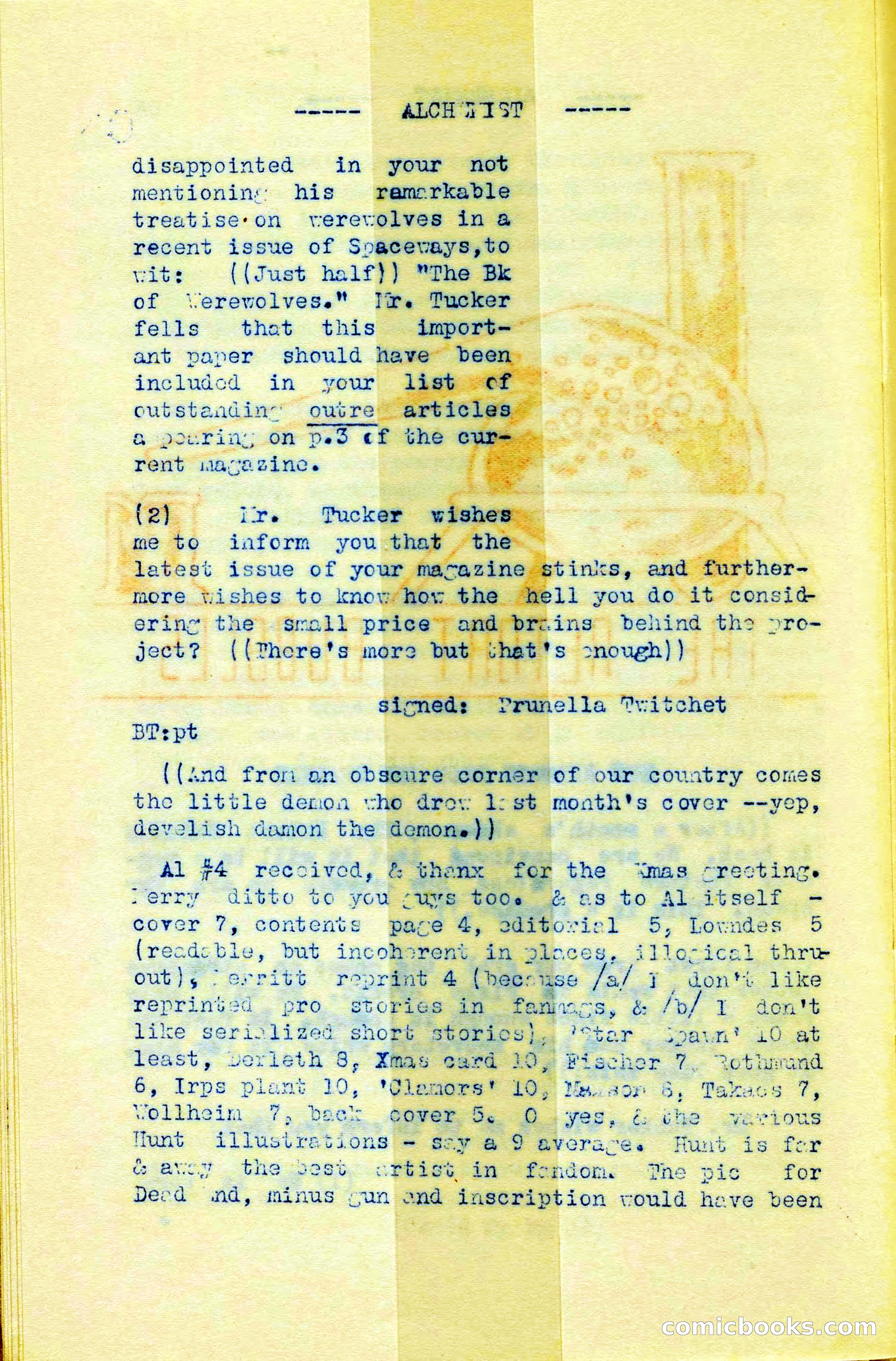 The Alchemist, Vol. 1, No. 5 — page 44 of 50