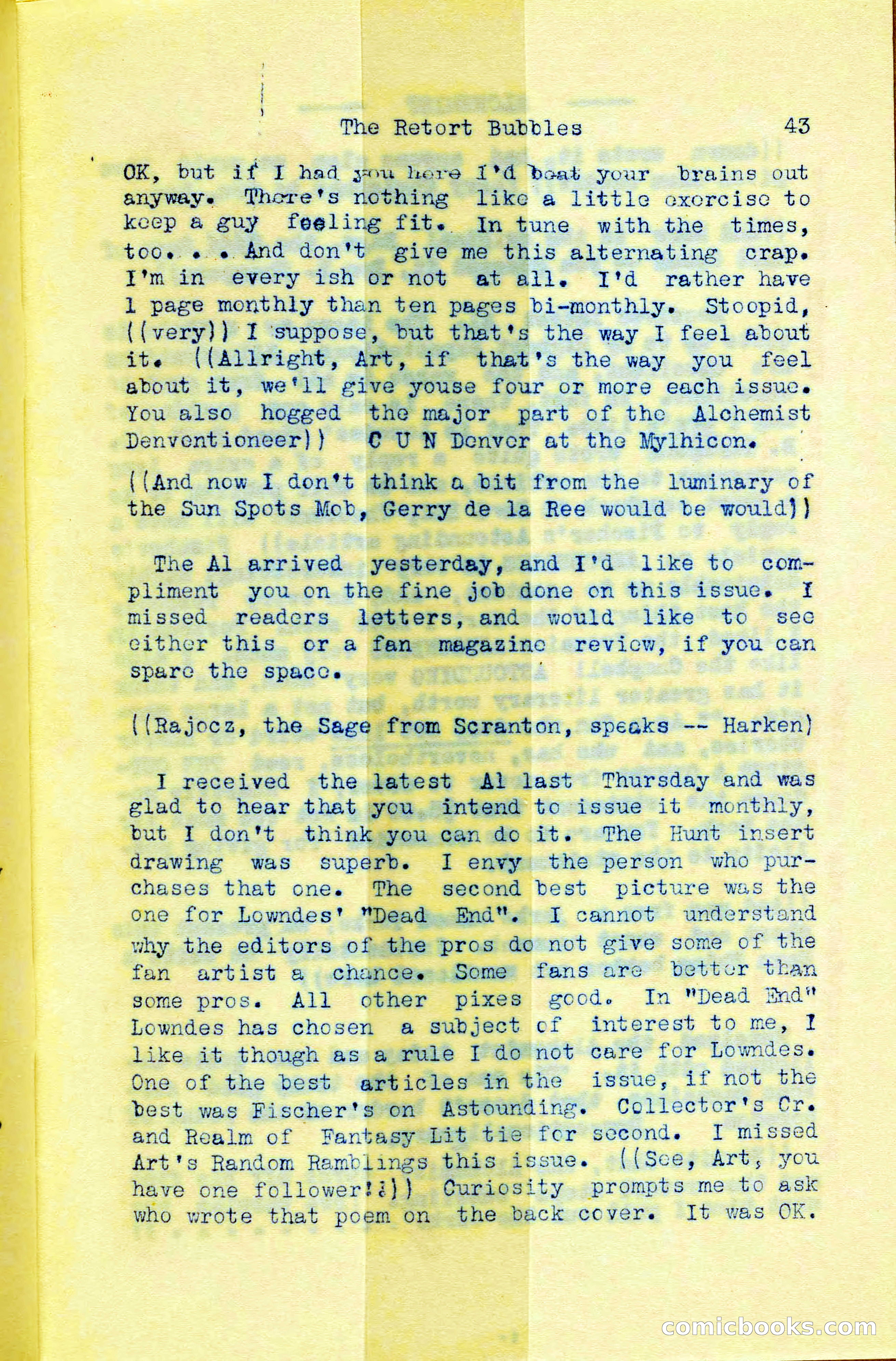 The Alchemist, Vol. 1, No. 5 — page 47 of 50