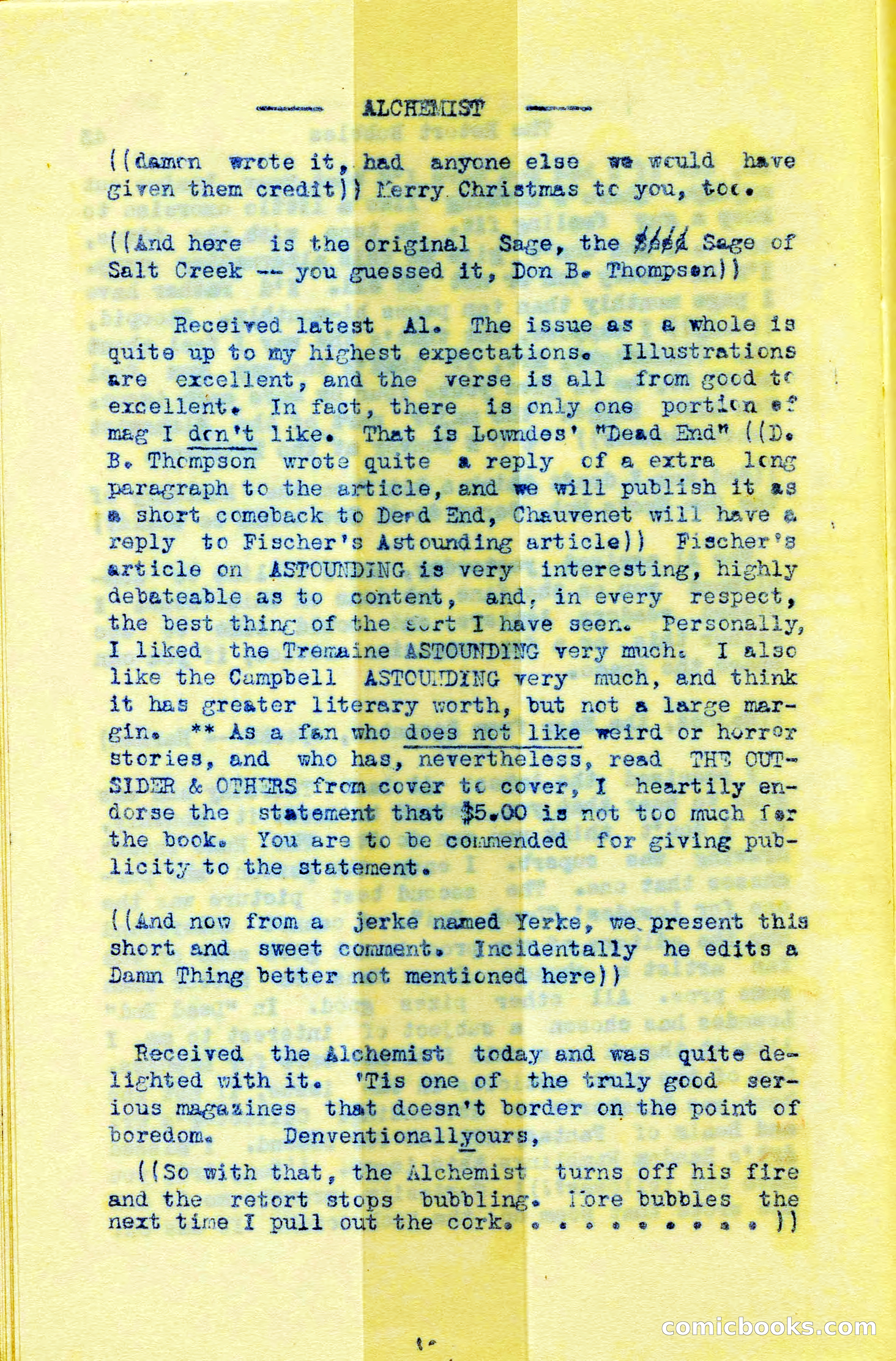 The Alchemist, Vol. 1, No. 5 — page 48 of 50