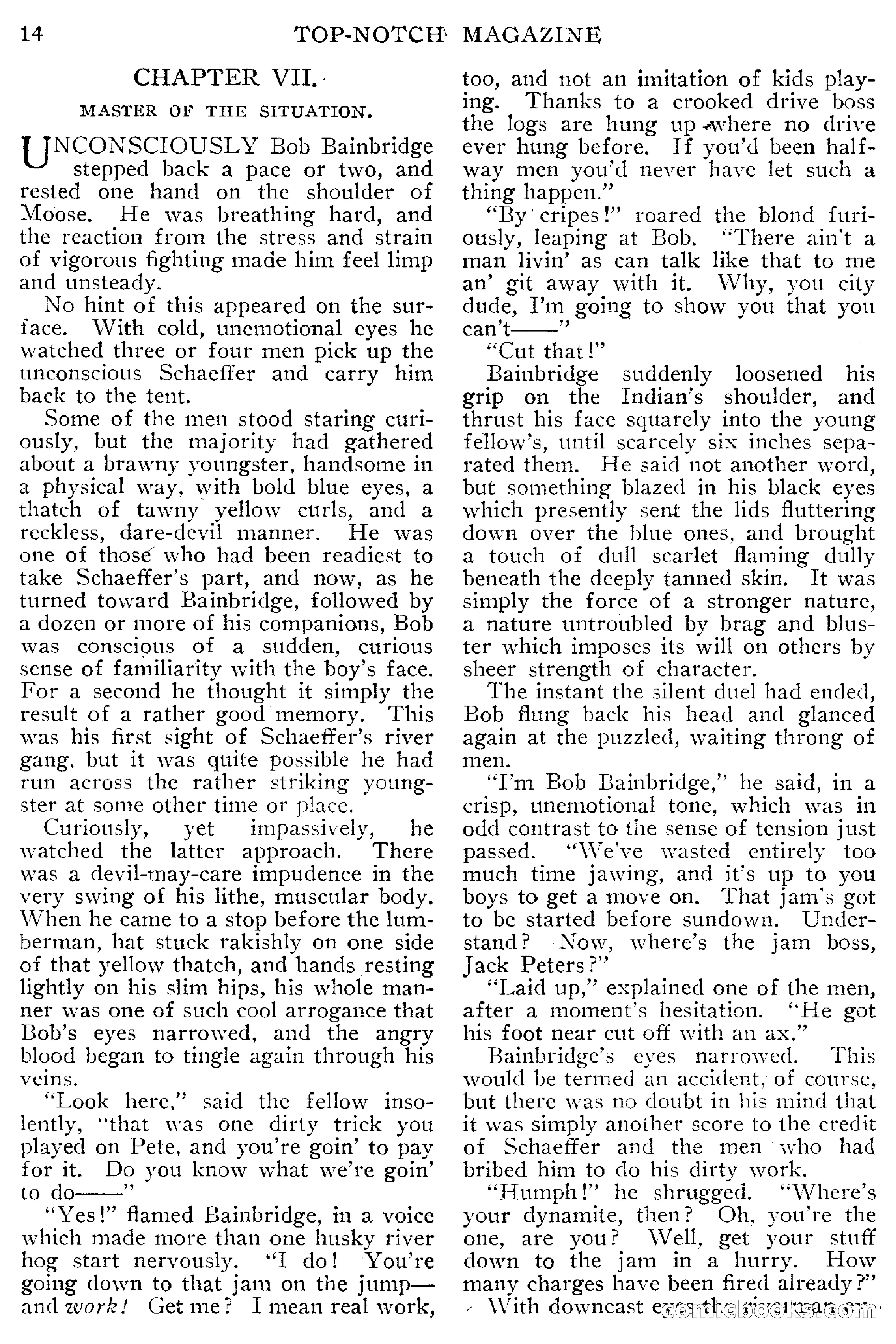Top-Notch Magazine, March 1913 — page 20 of 204