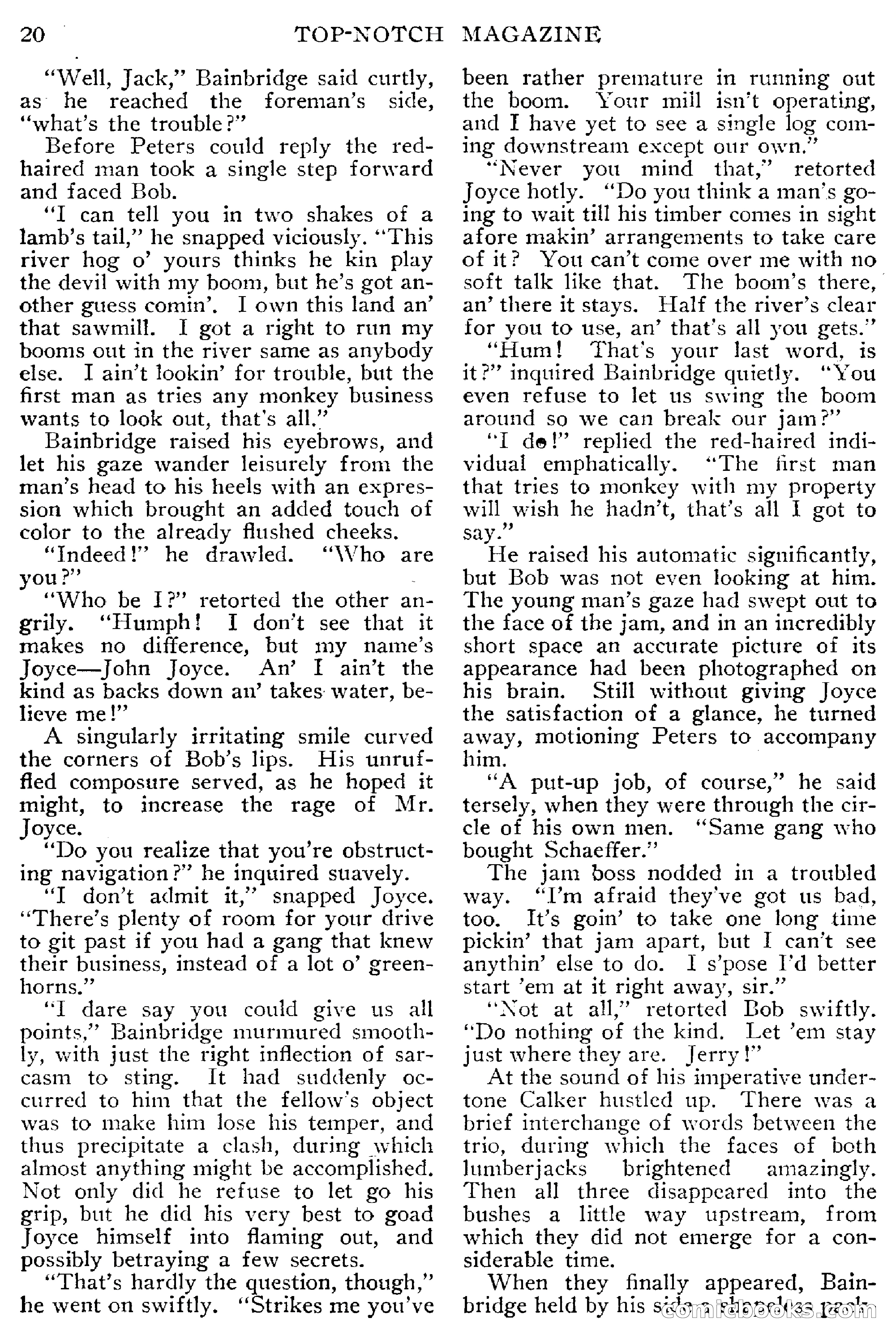 Top-Notch Magazine, March 1913 — page 26 of 204
