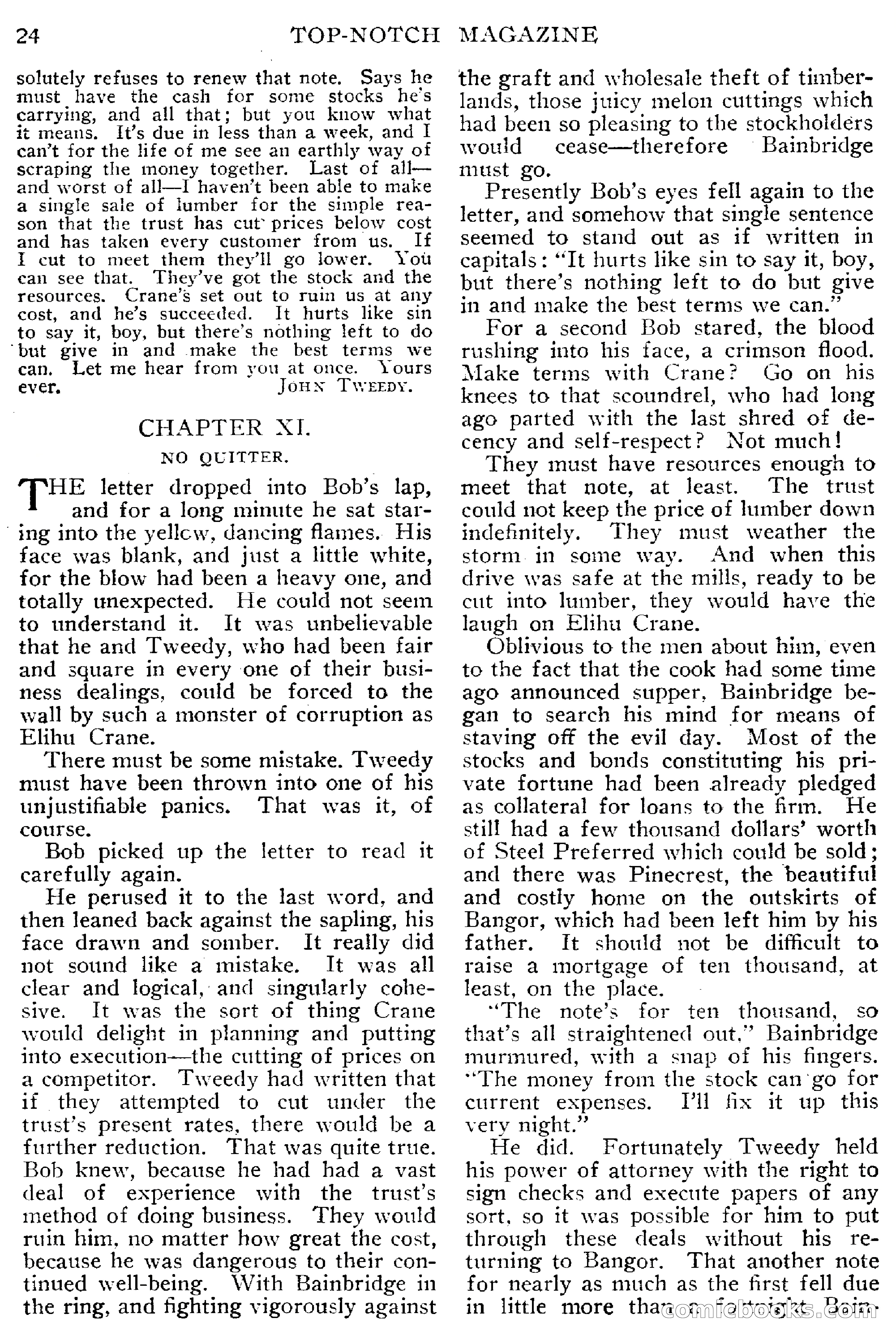 Top-Notch Magazine, March 1913 — page 30 of 204