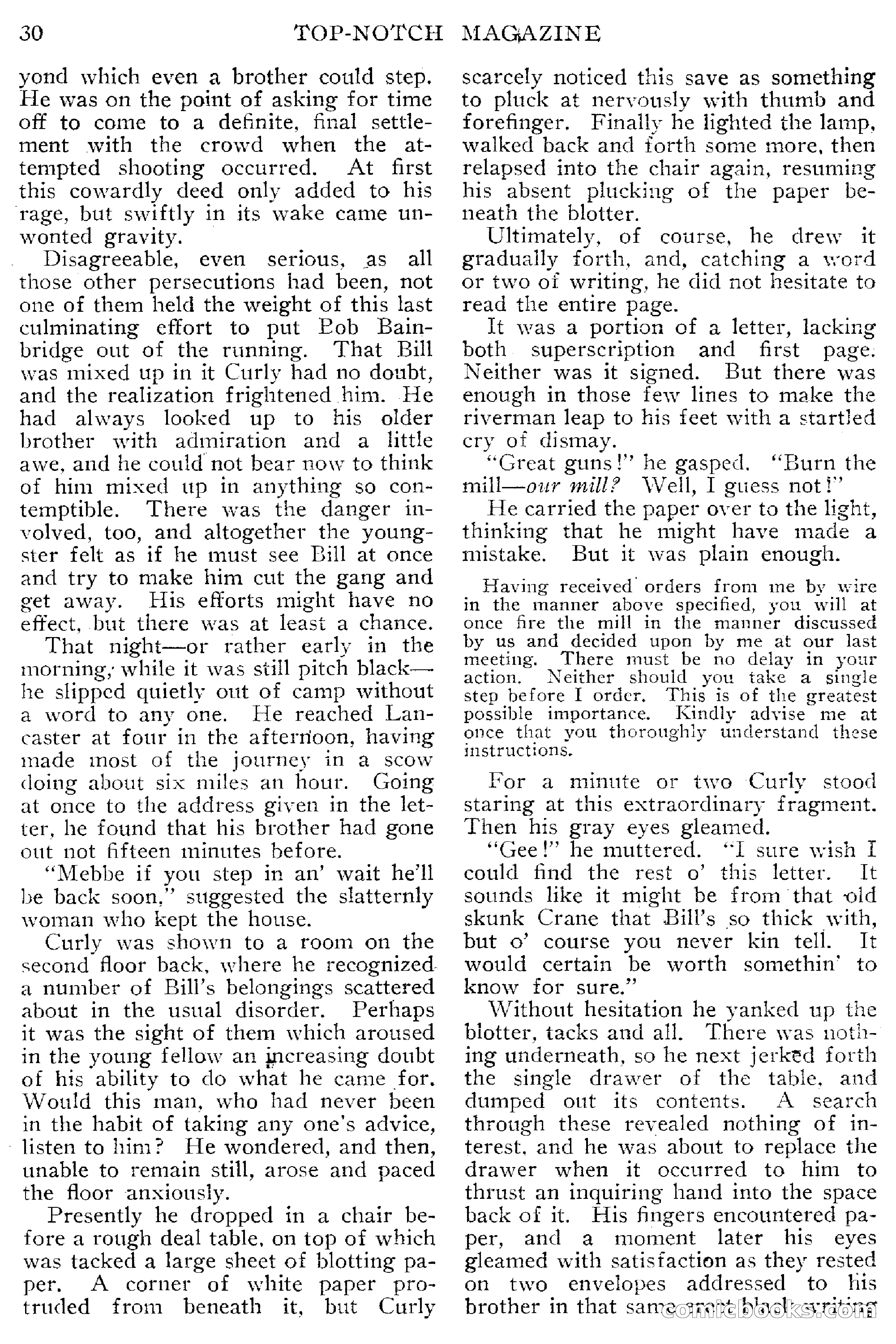 Top-Notch Magazine, March 1913 — page 36 of 204