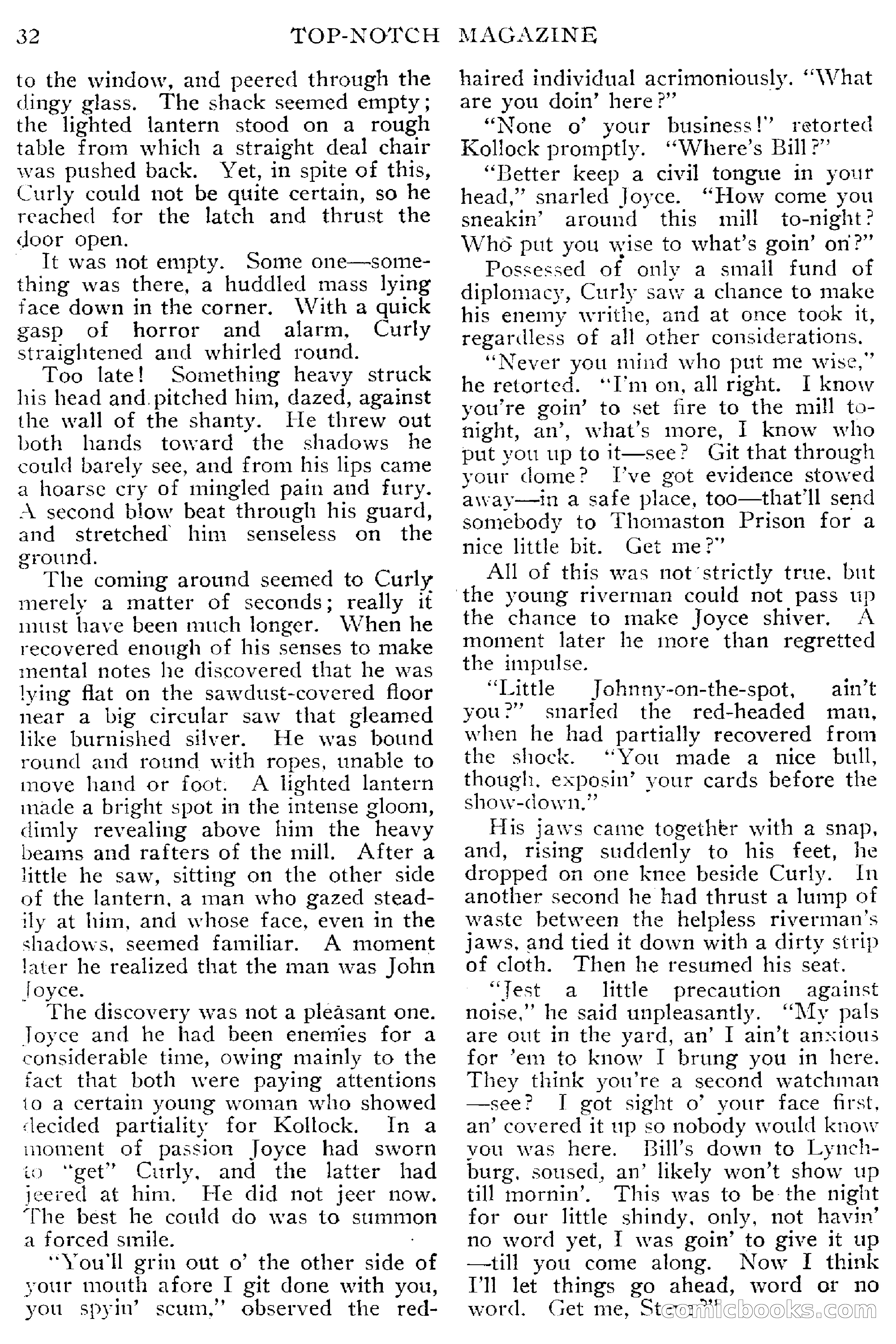 Top-Notch Magazine, March 1913 — page 38 of 204