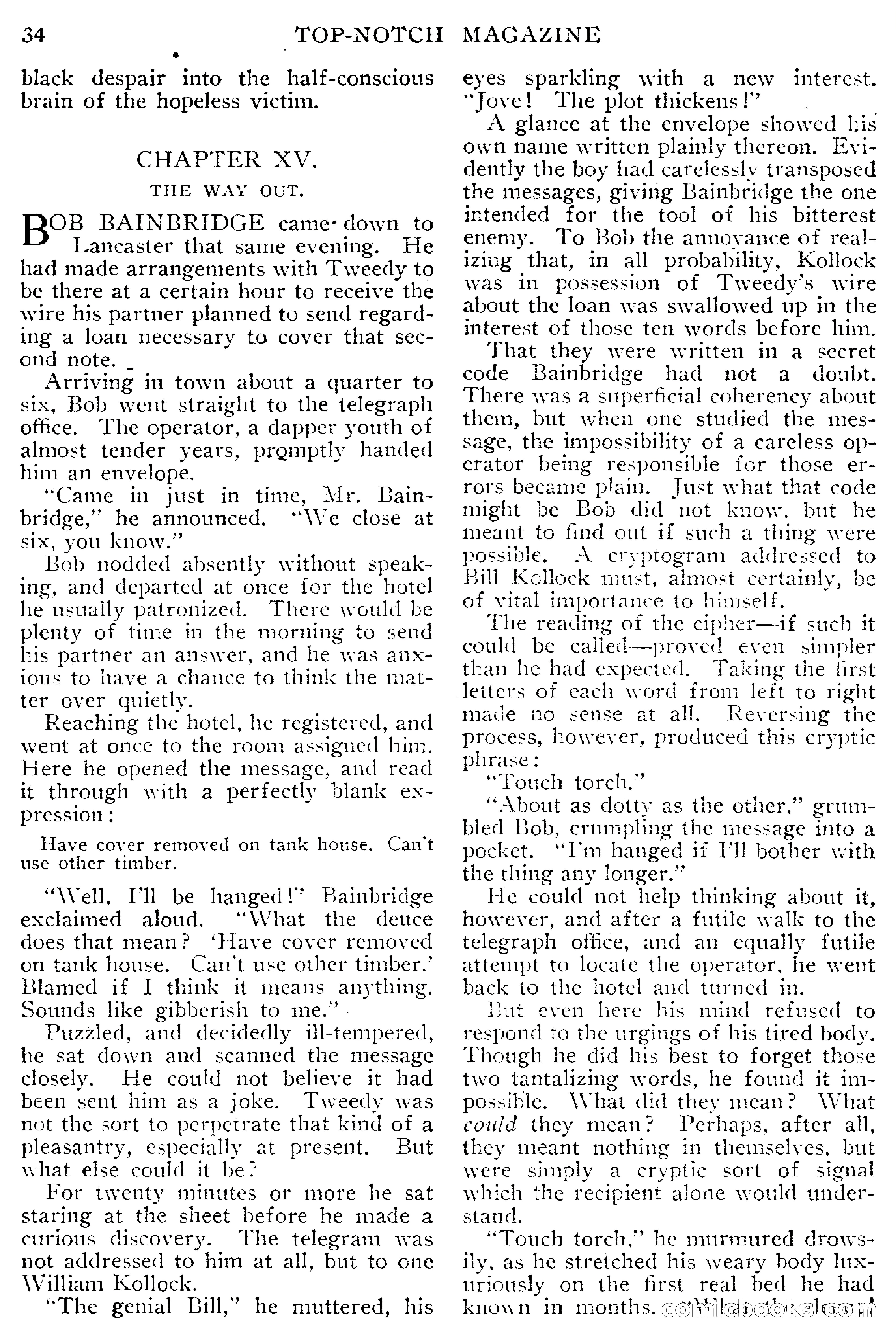 Top-Notch Magazine, March 1913 — page 40 of 204