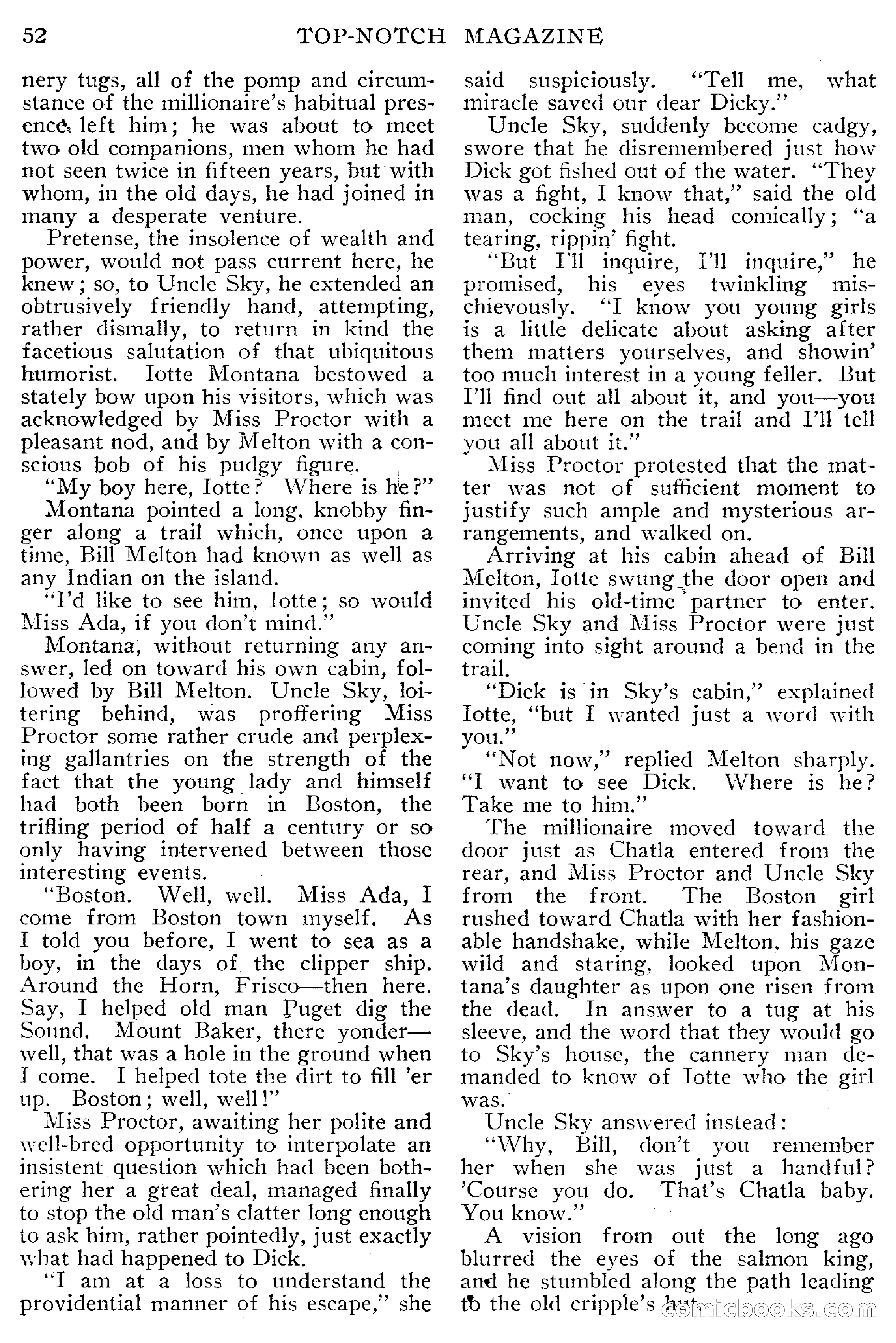 Top-Notch Magazine, March 1913 — page 58 of 204