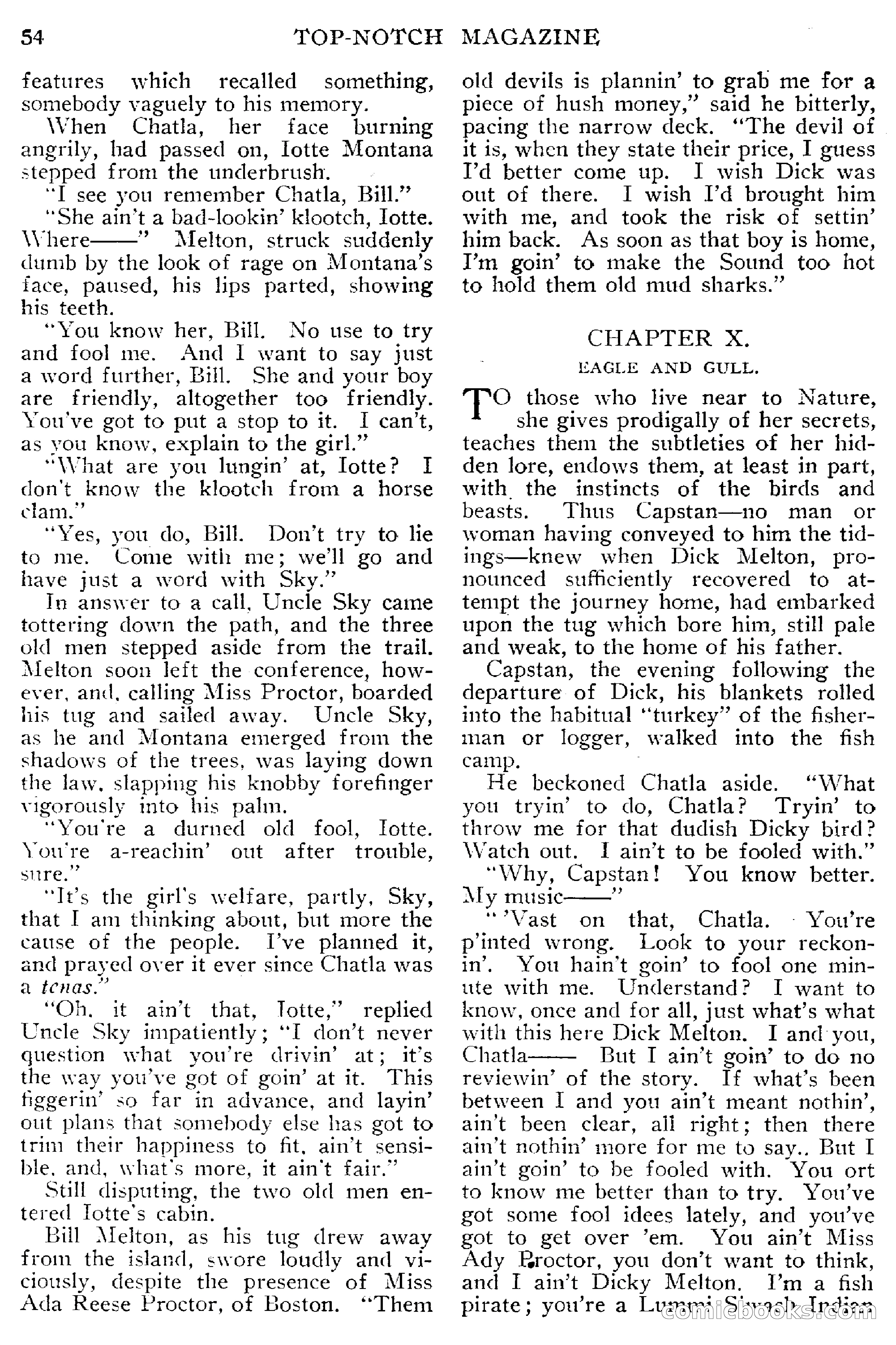 Top-Notch Magazine, March 1913 — page 60 of 204