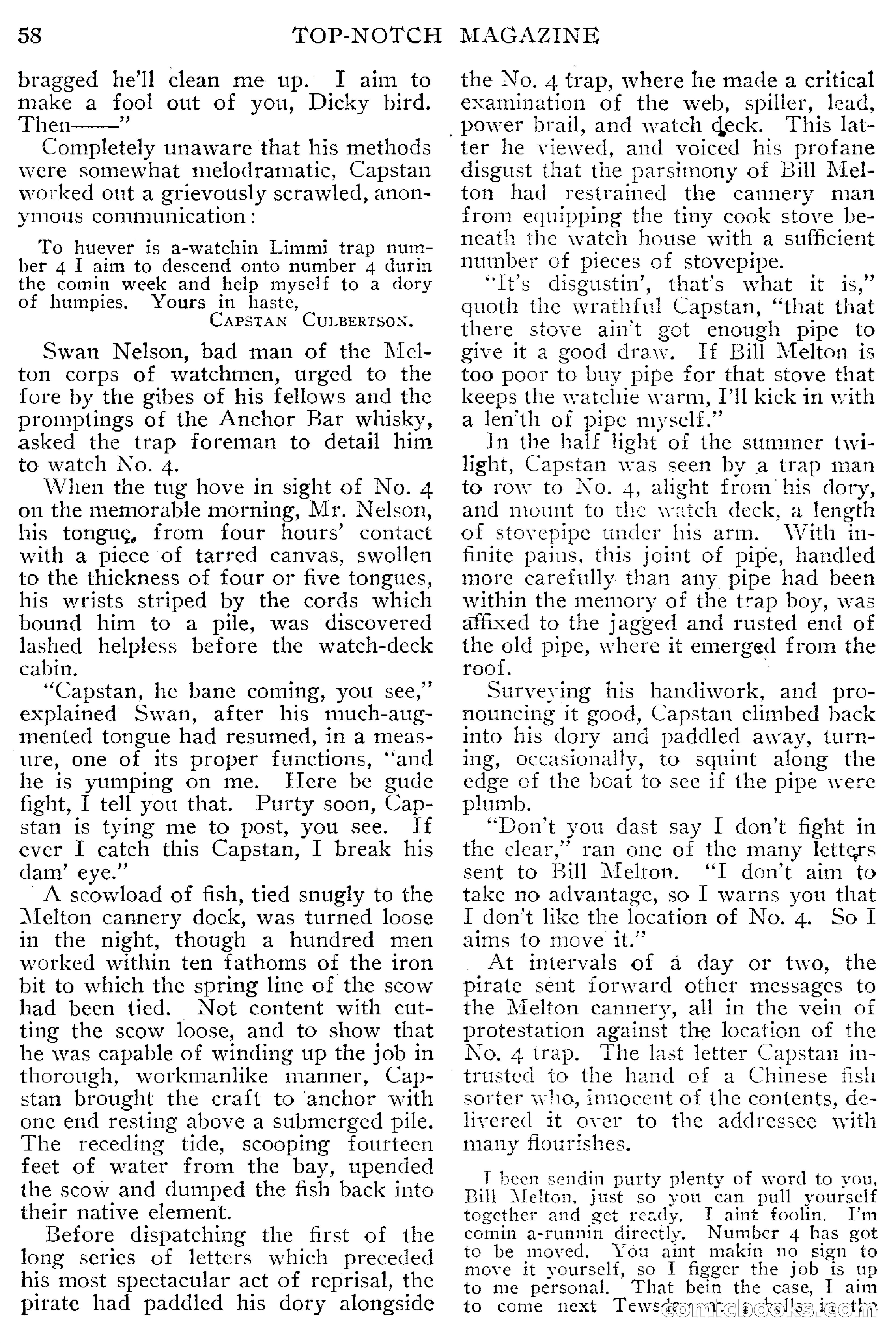 Top-Notch Magazine, March 1913 — page 64 of 204