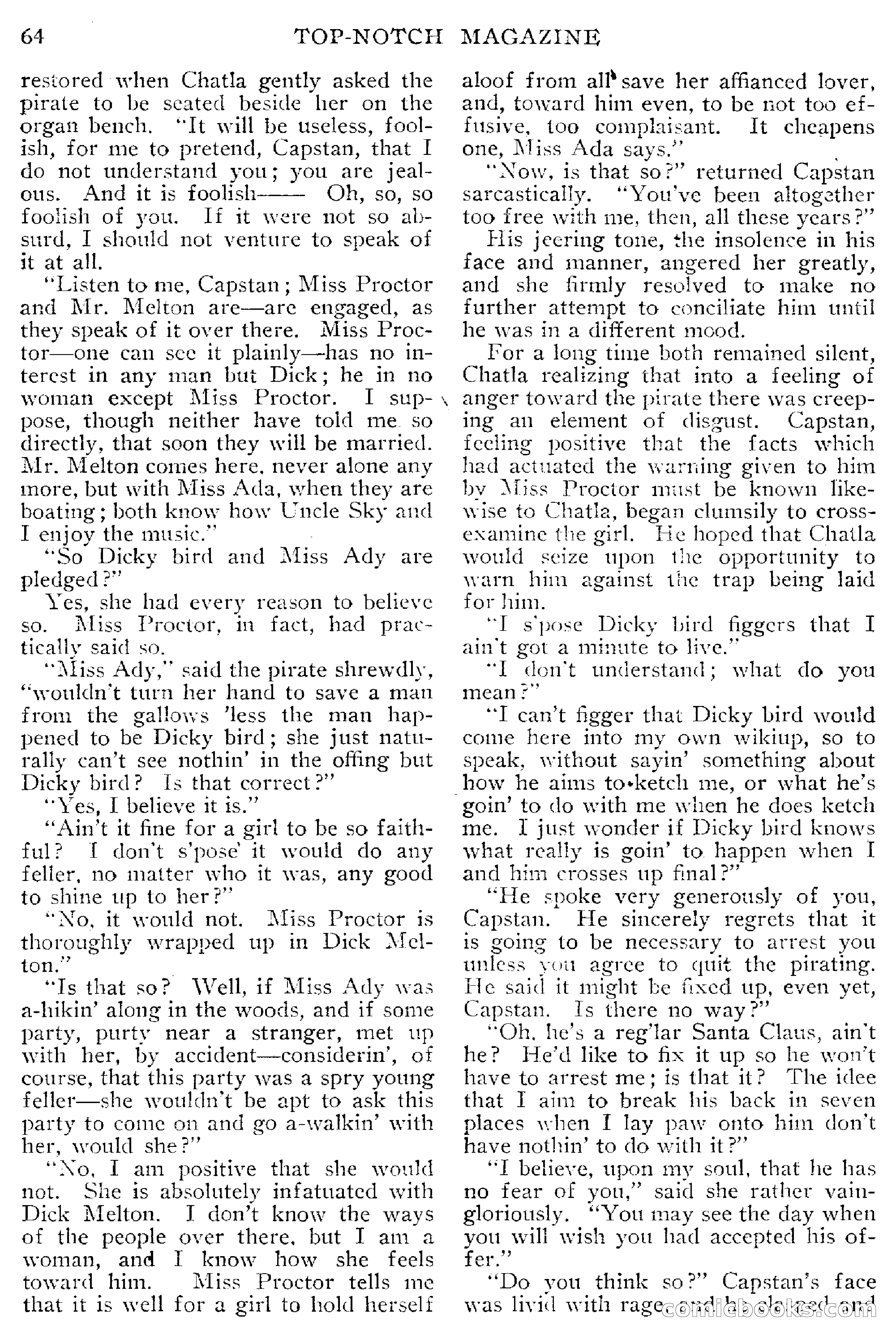 Top-Notch Magazine, March 1913 — page 70 of 204