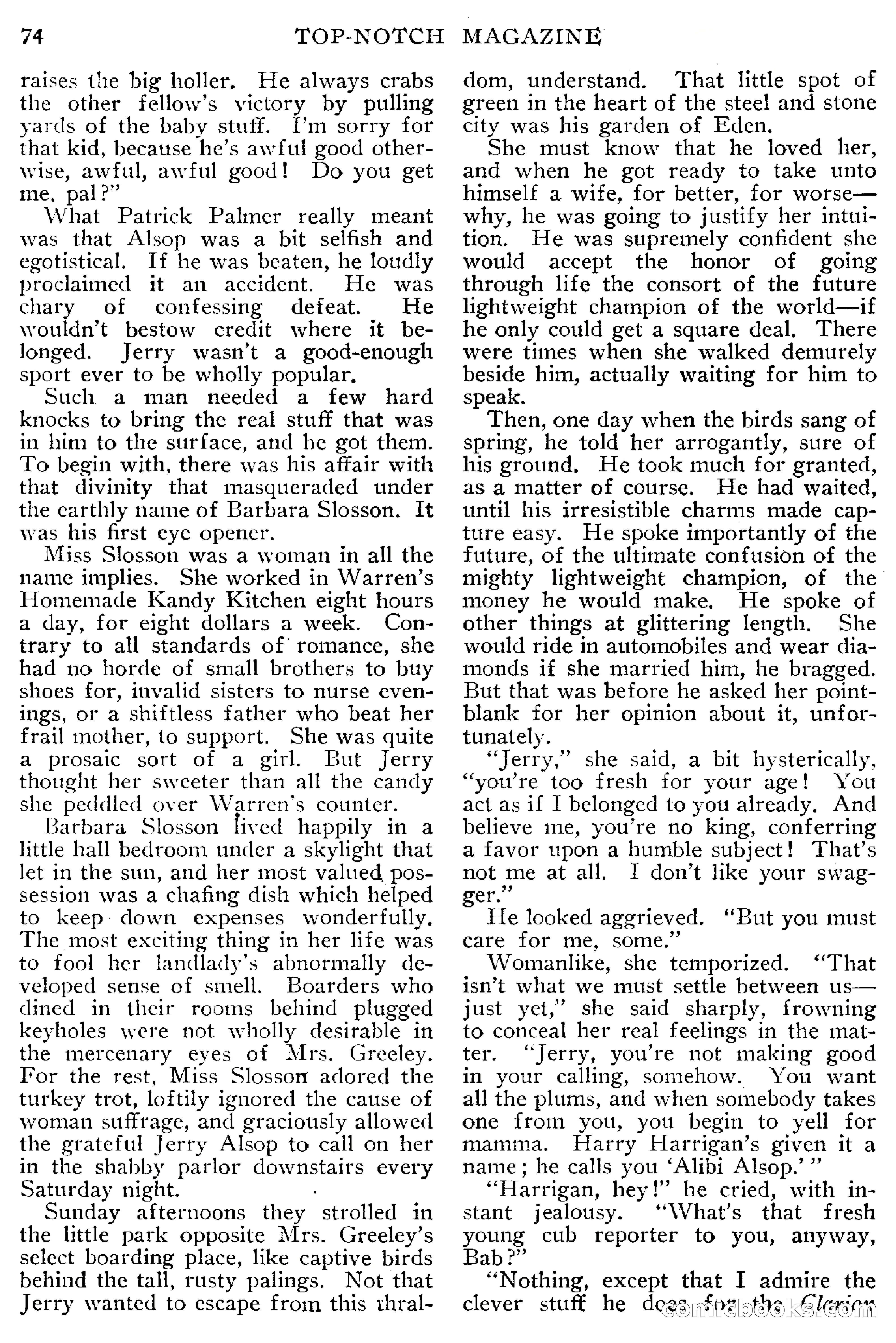 Top-Notch Magazine, March 1913 — page 80 of 204