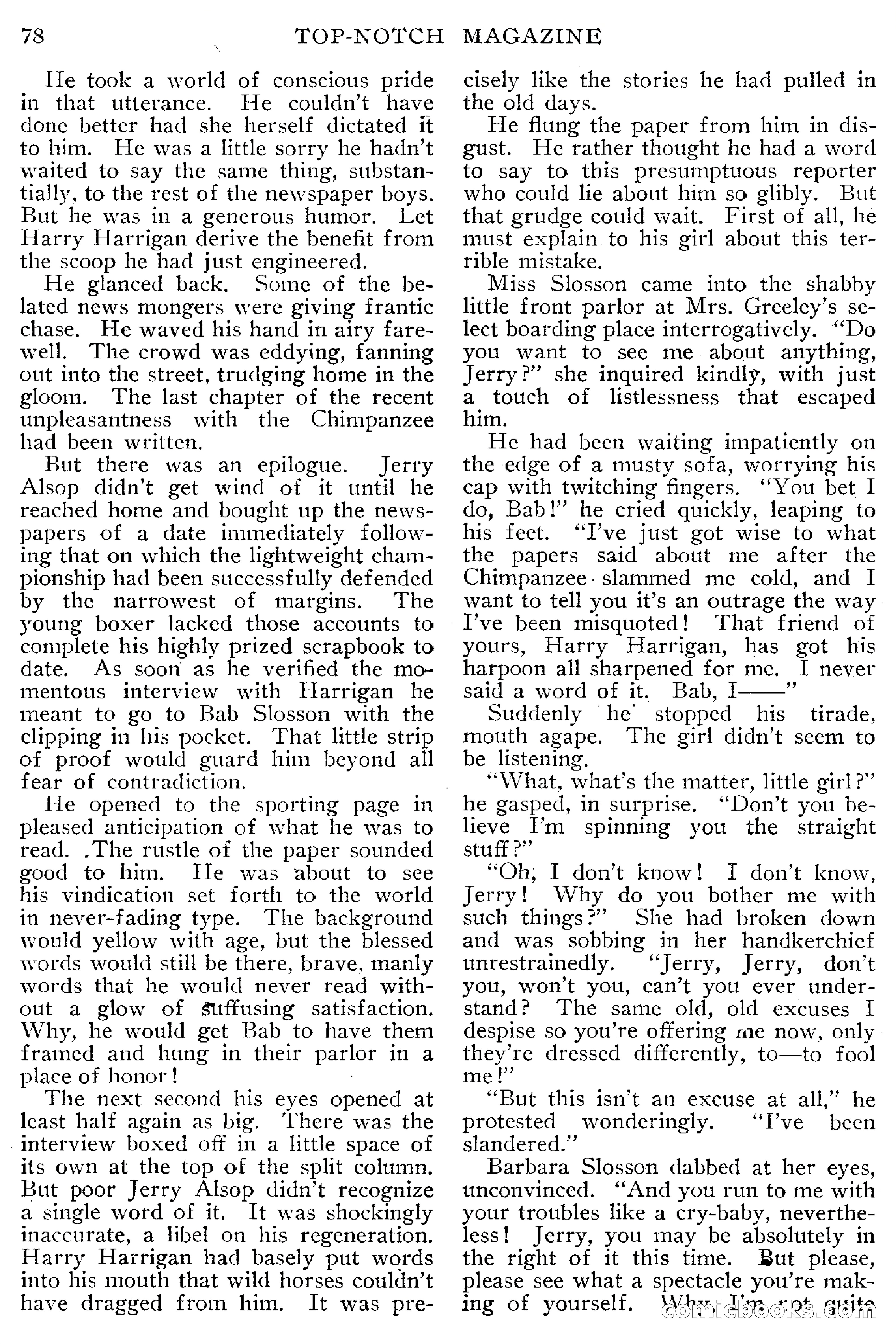Top-Notch Magazine, March 1913 — page 84 of 204