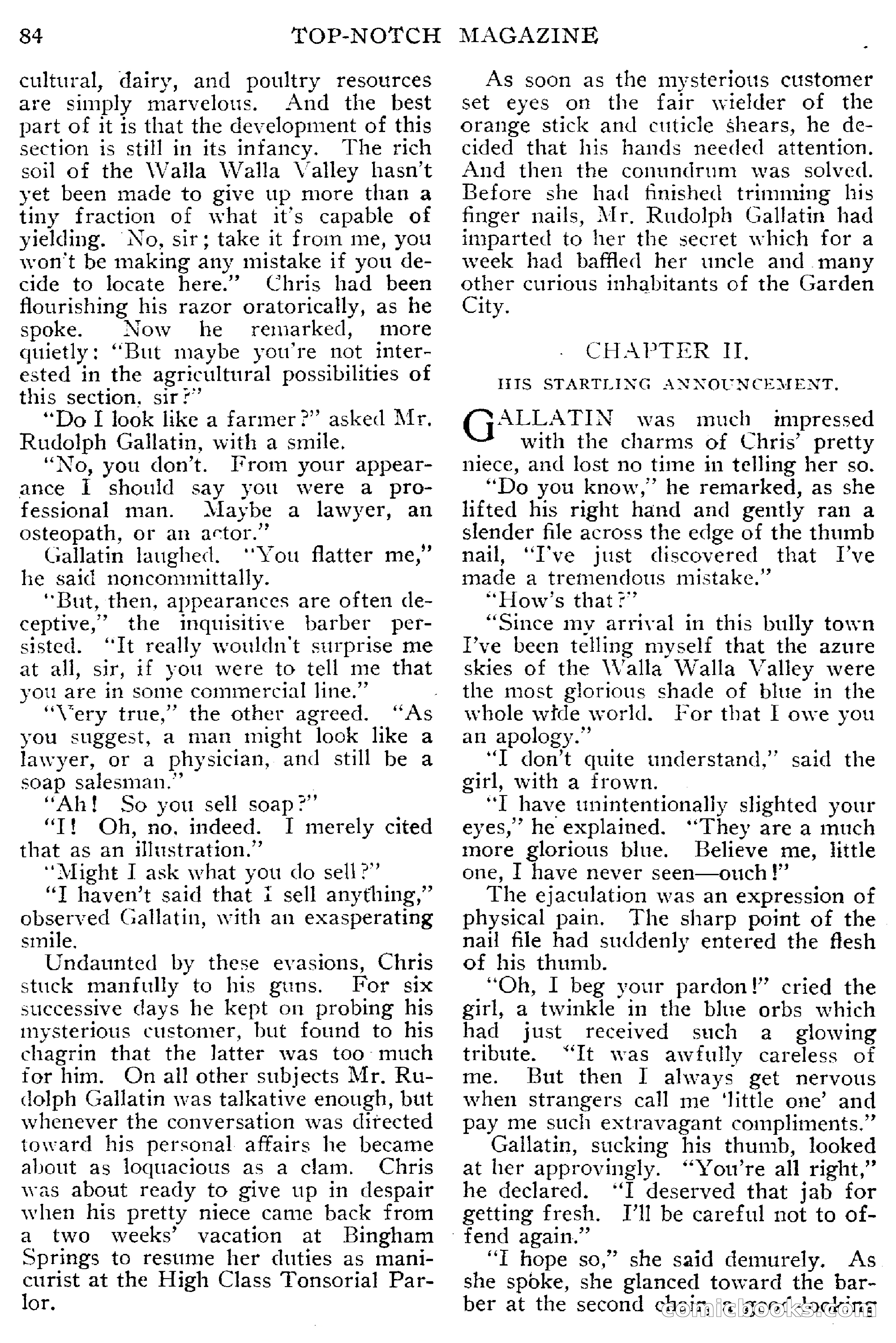 Top-Notch Magazine, March 1913 — page 90 of 204