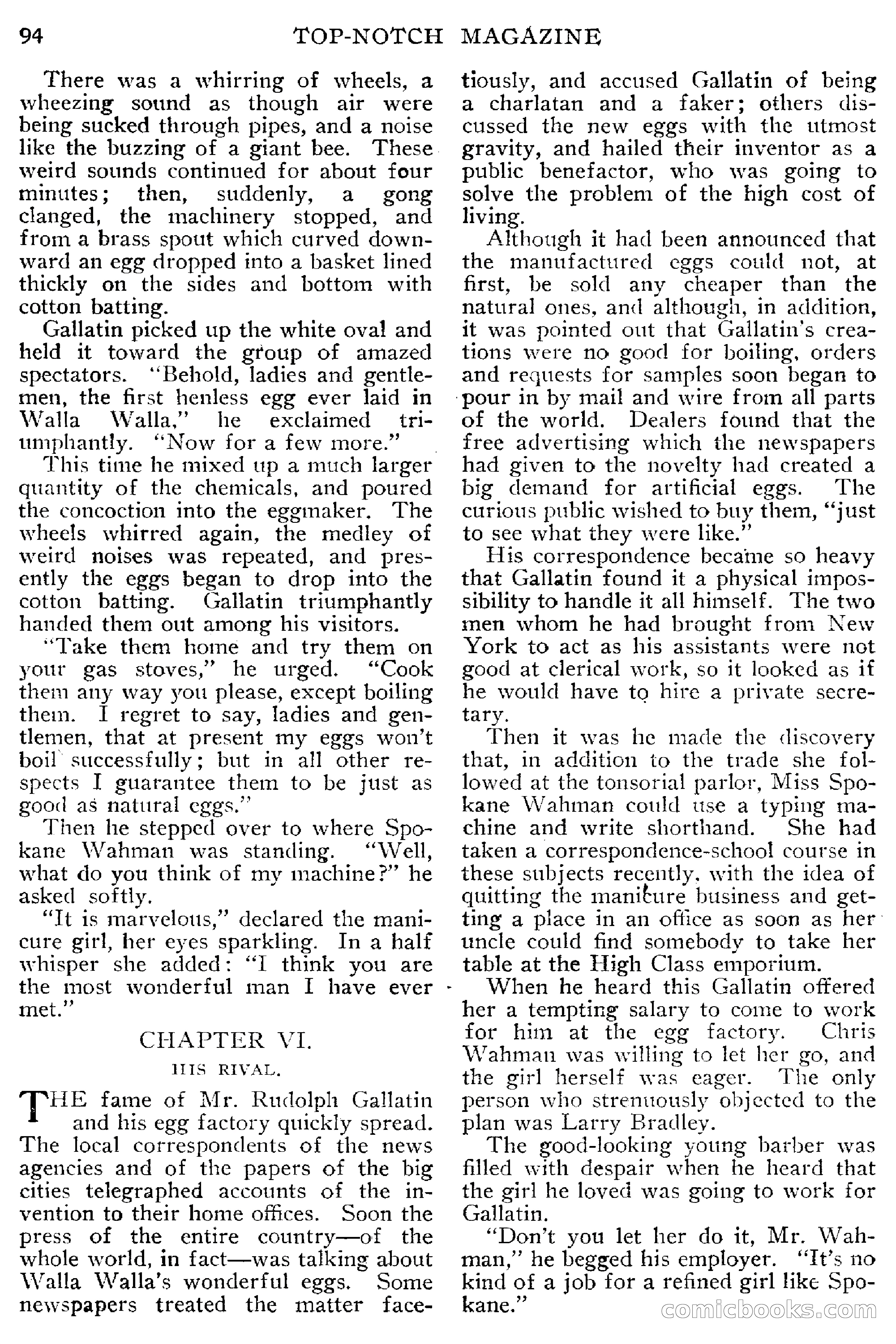 Top-Notch Magazine, March 1913 — page 100 of 204