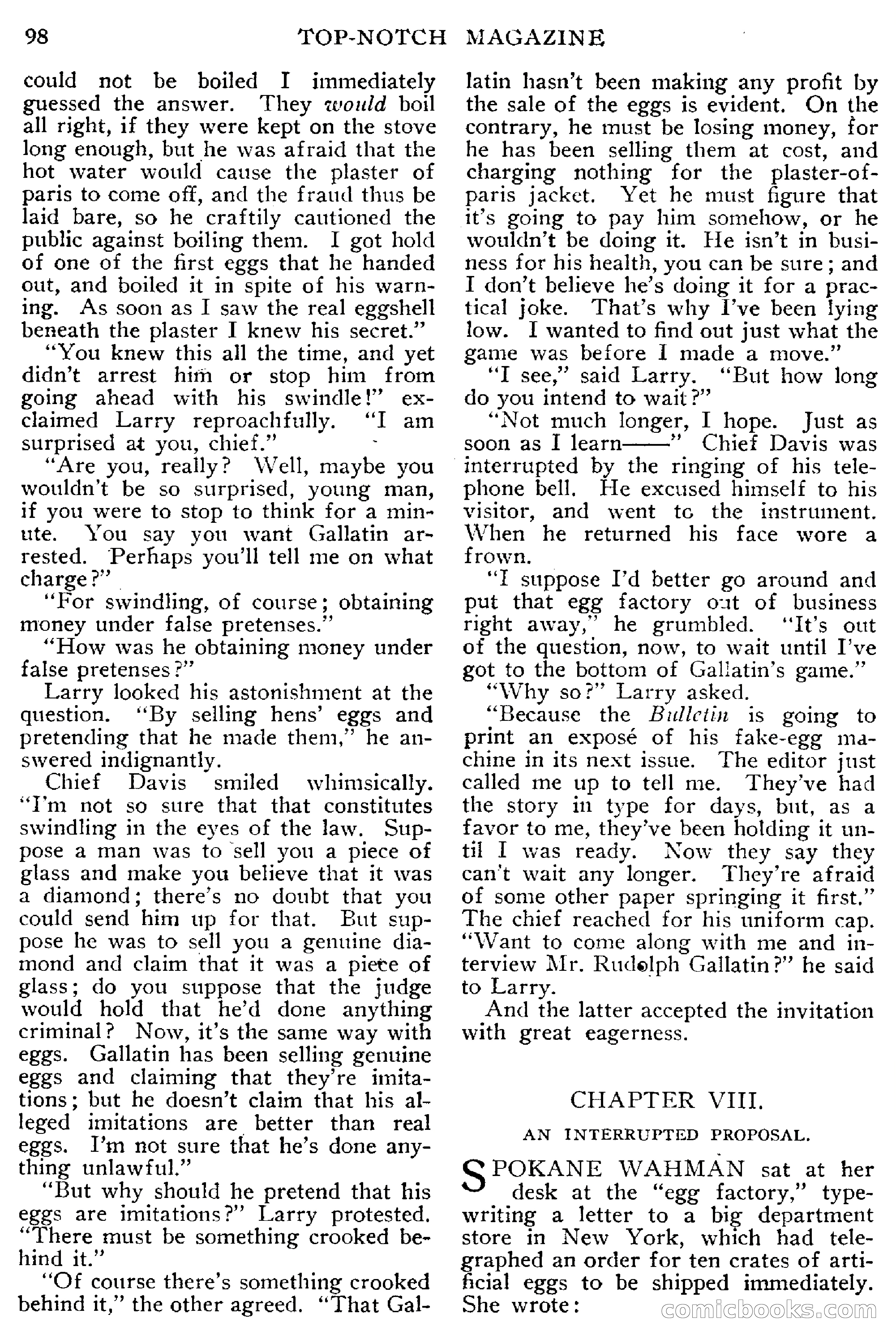 Top-Notch Magazine, March 1913 — page 104 of 204