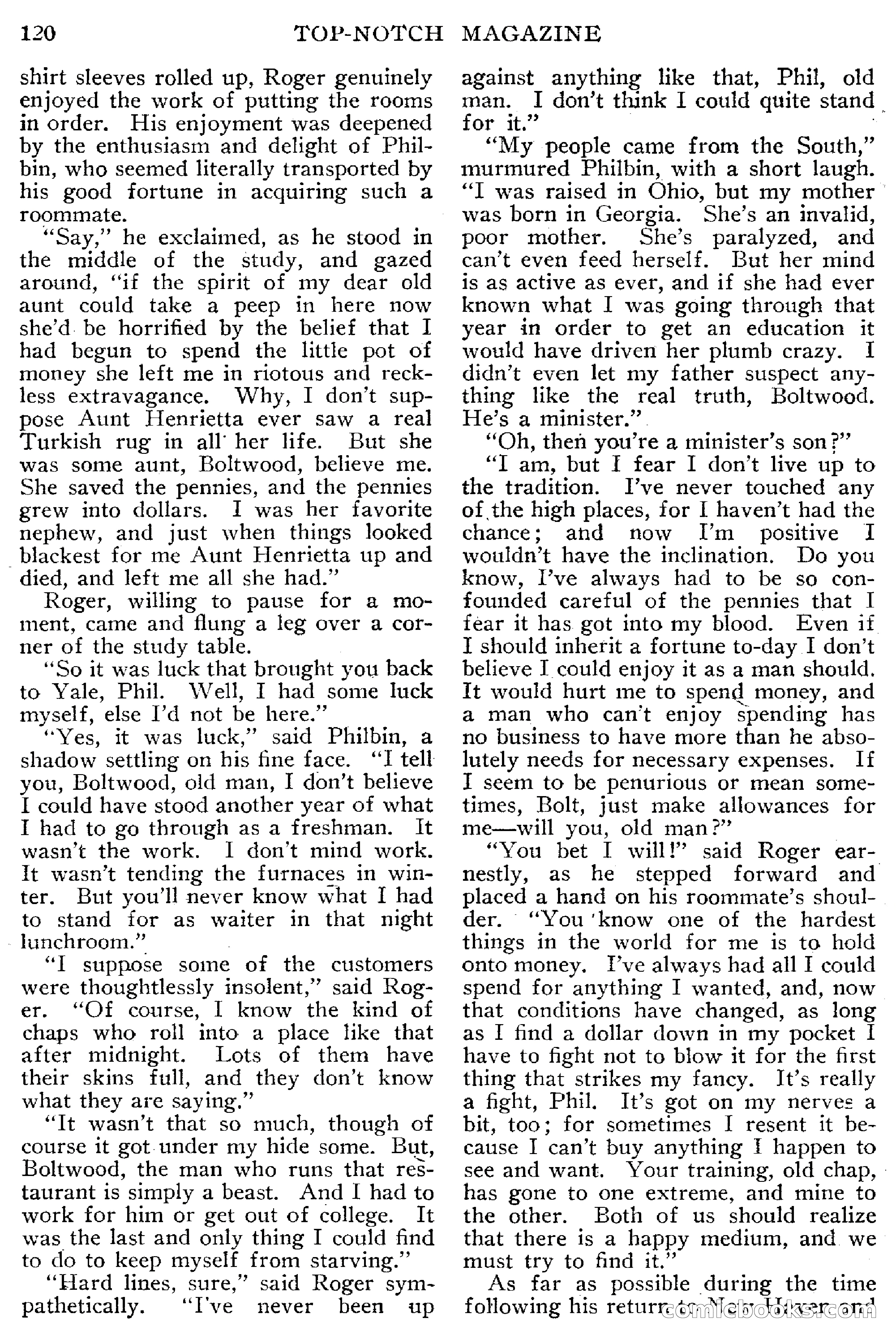 Top-Notch Magazine, March 1913 — page 126 of 204