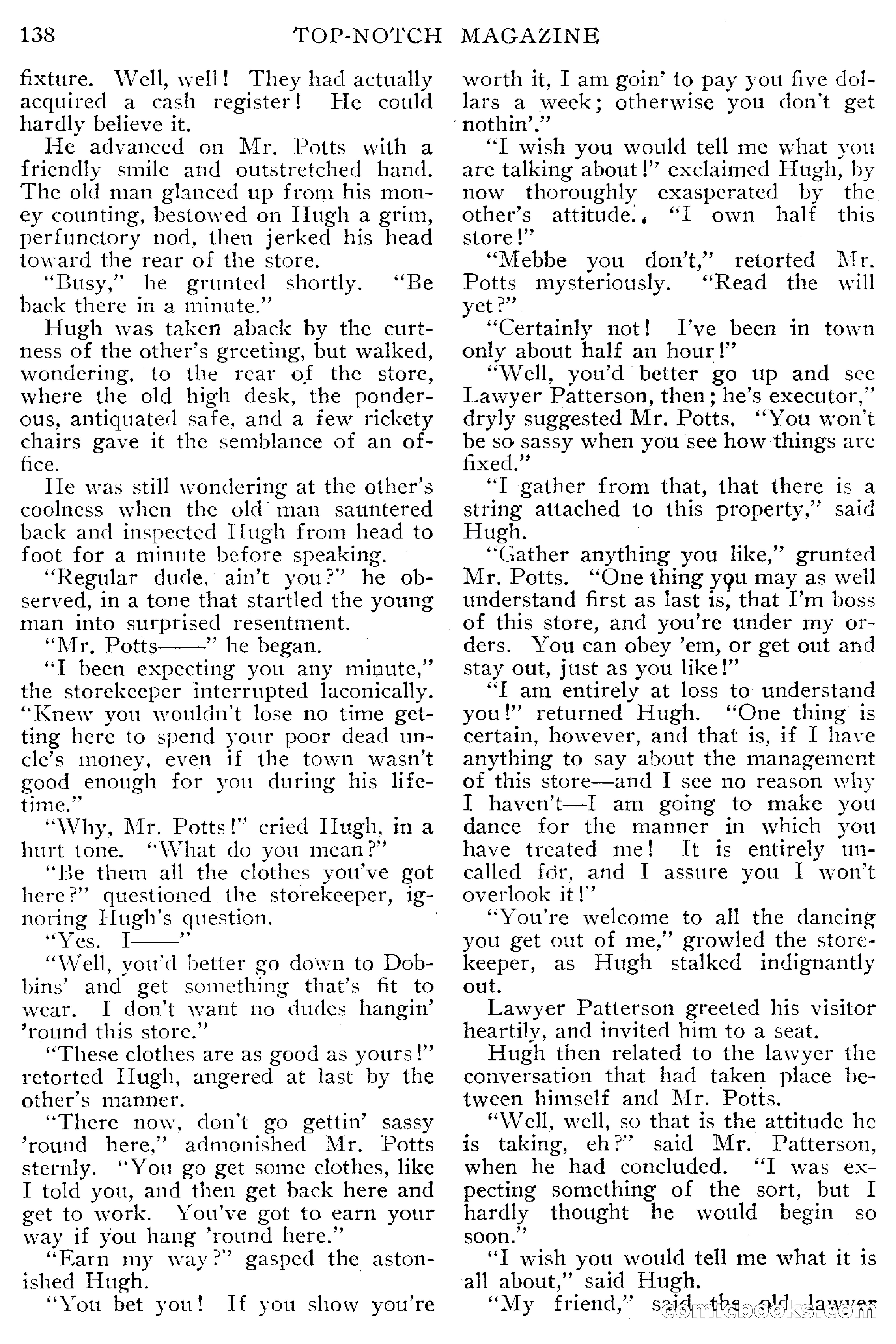 Top-Notch Magazine, March 1913 — page 144 of 204