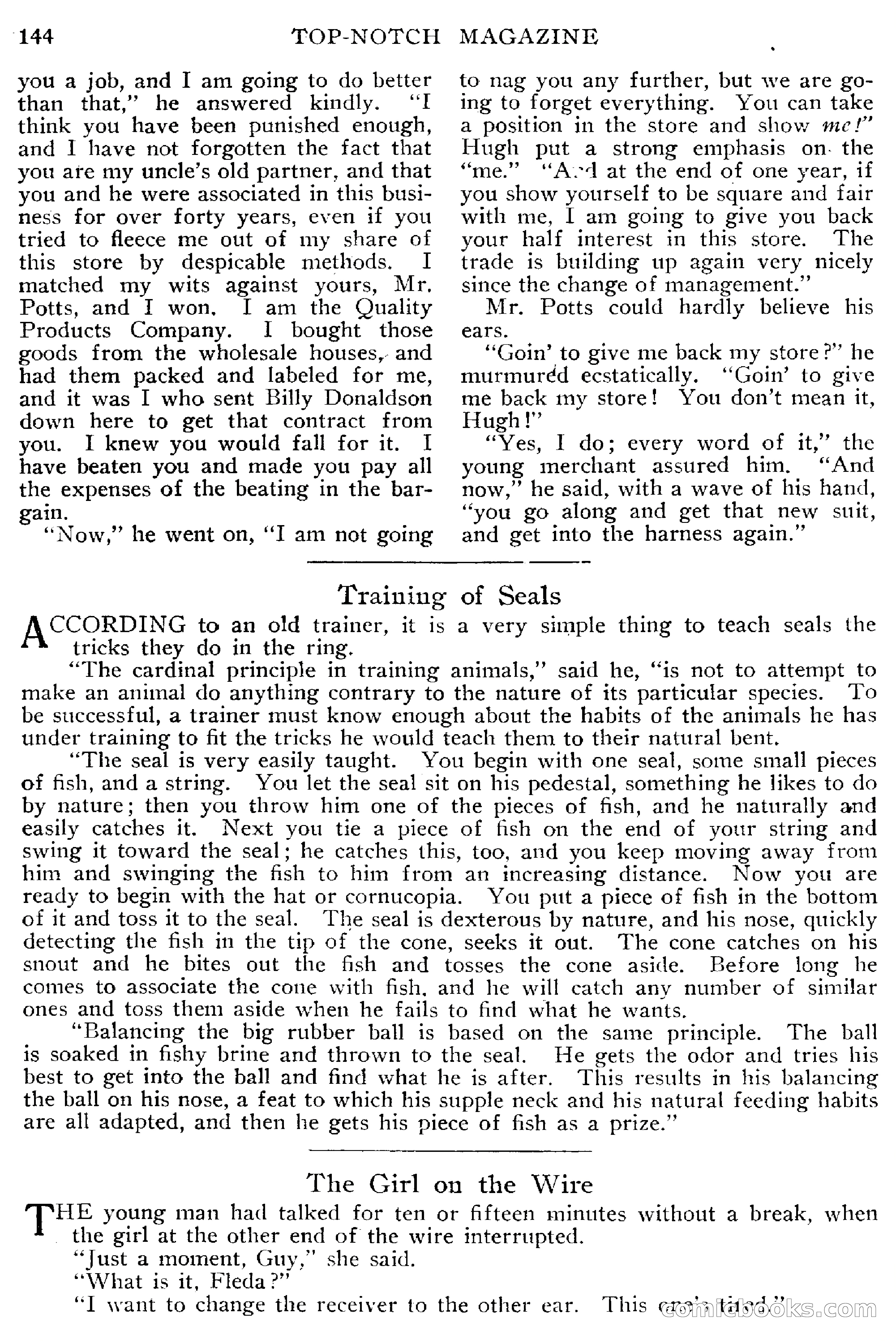 Top-Notch Magazine, March 1913 — page 150 of 204